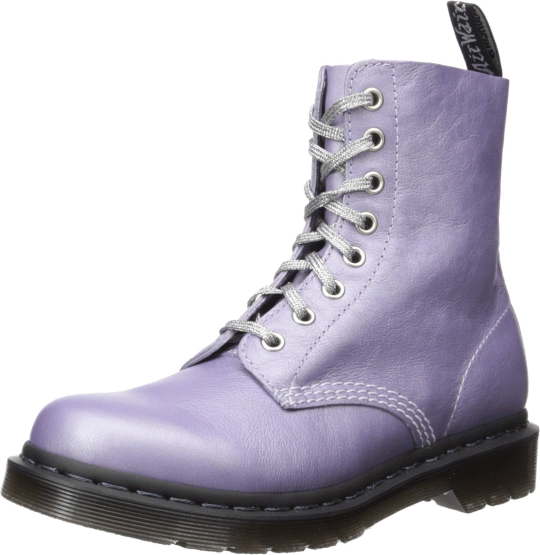 omhelzing fluctueren brandwond Dr. Martens 1460 Metallic Leather Boot in Purple | Lyst