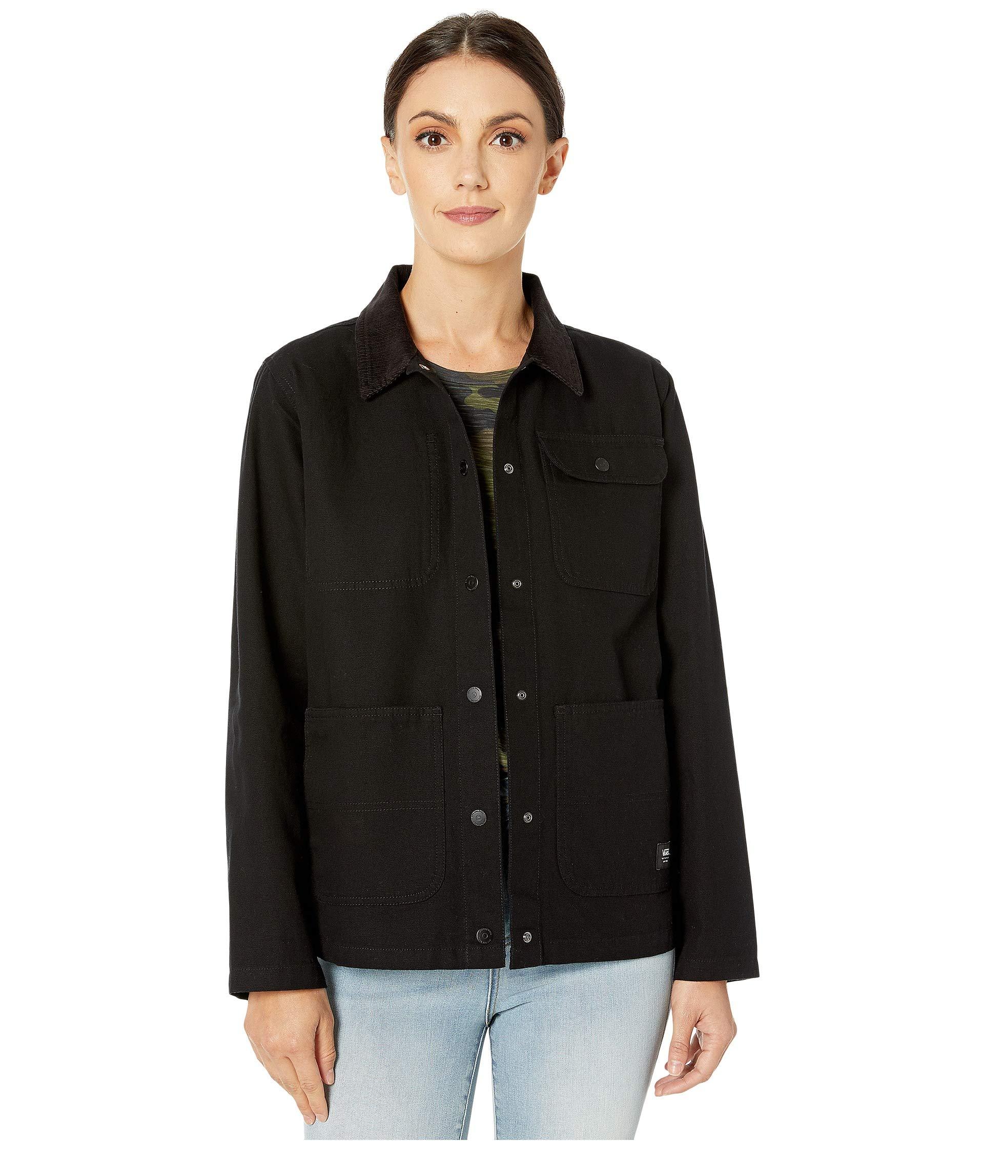 Vans Cotton Drill Chore Jacket in Black Lyst