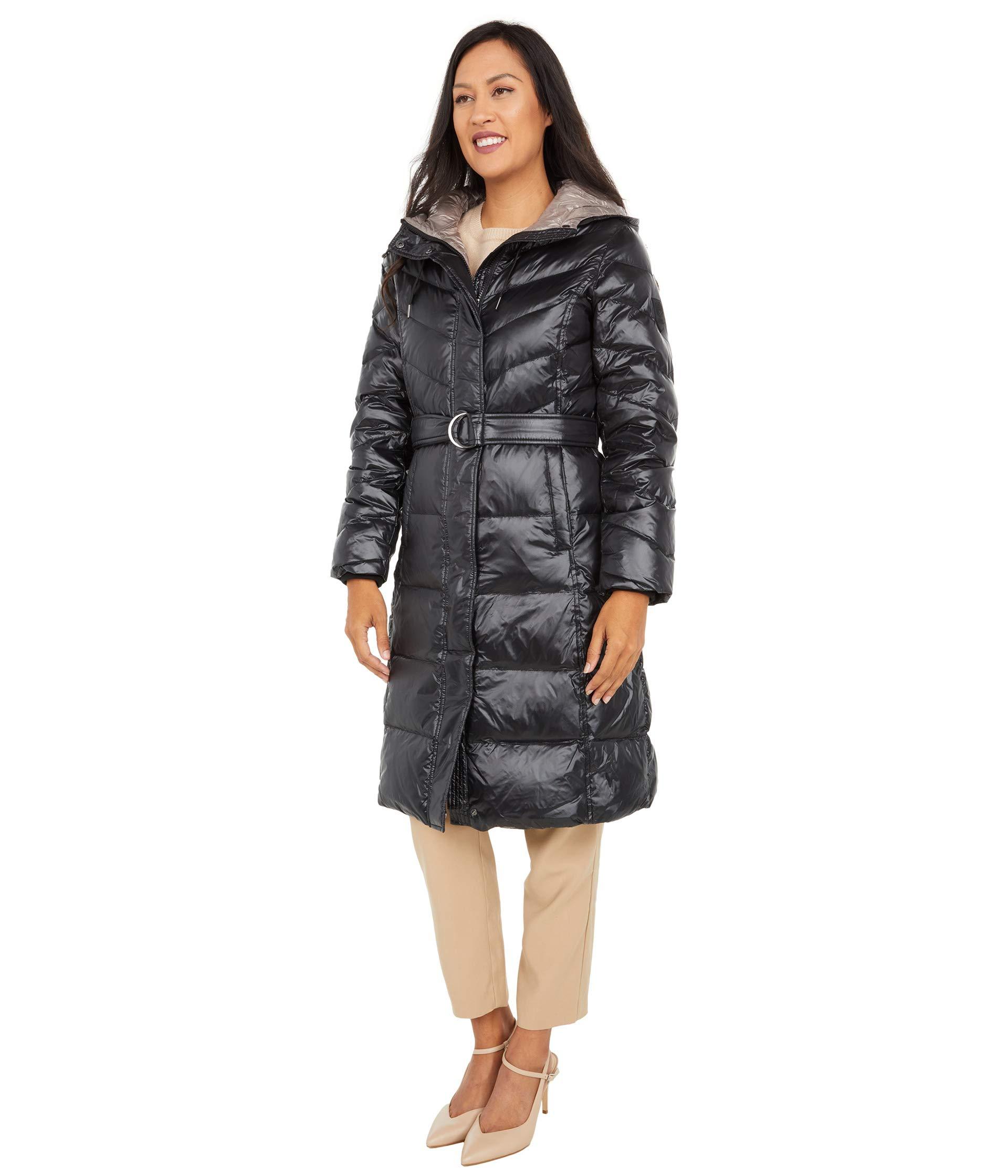 vince camuto long down coat