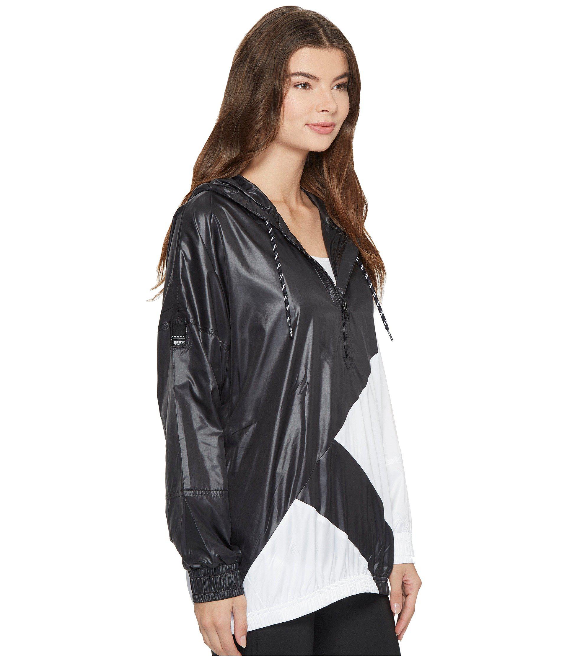 adidas Originals Synthetic Eqt Windbreaker in Black/White ...