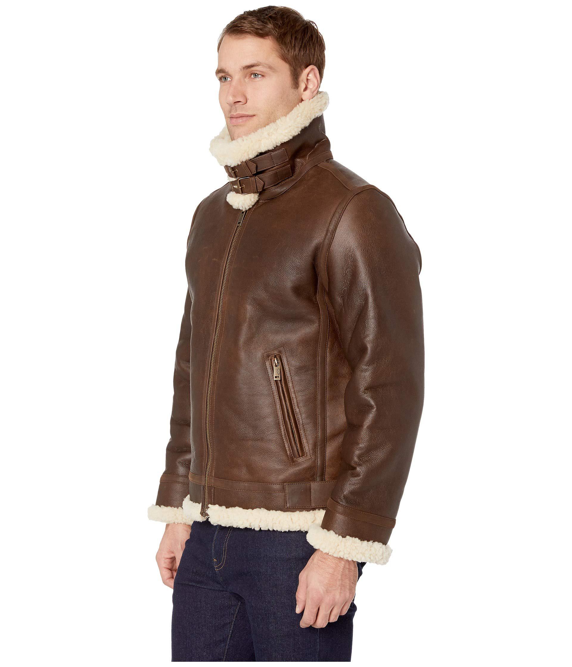 ugg shearling bomber jacket