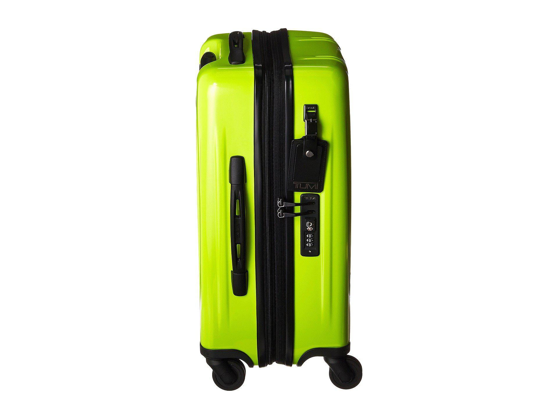 Tumi yellow best sale luggage