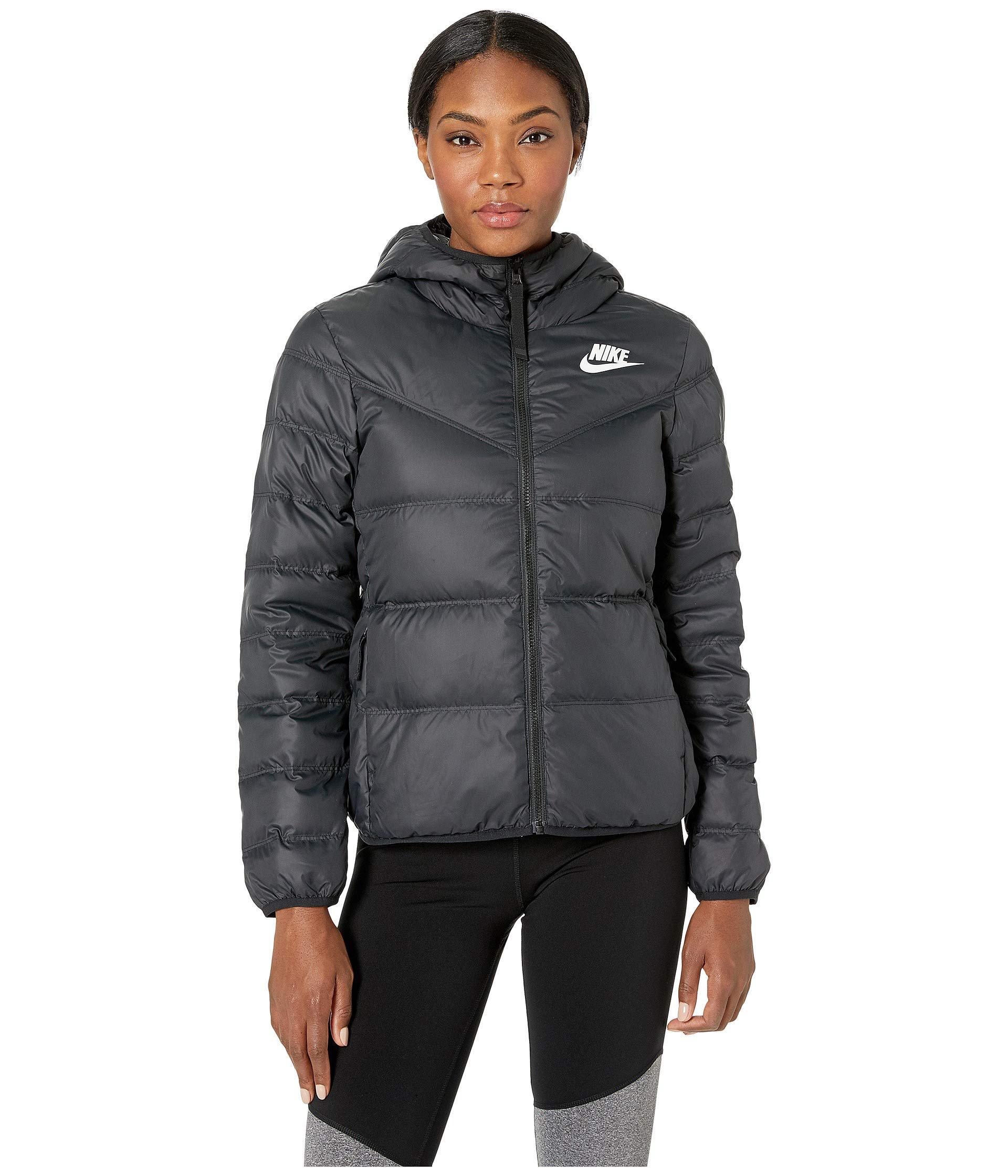 Nike Sportswear Windrunner Down Fill Jacket Reversible in Black | Lyst
