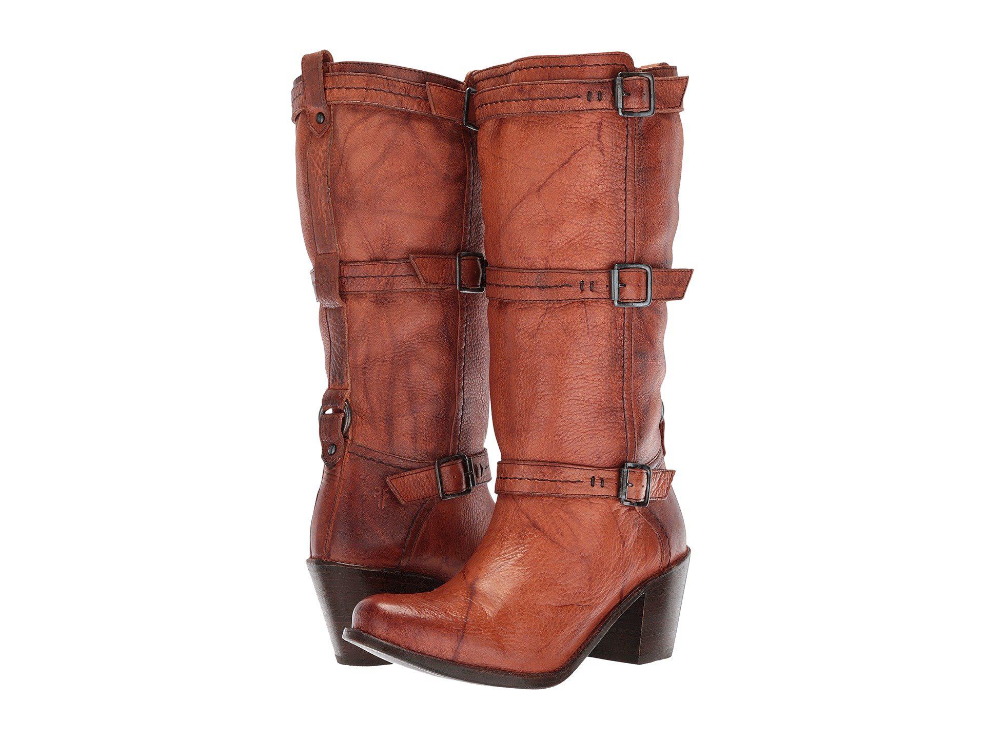 frye carmen 3 strap boot