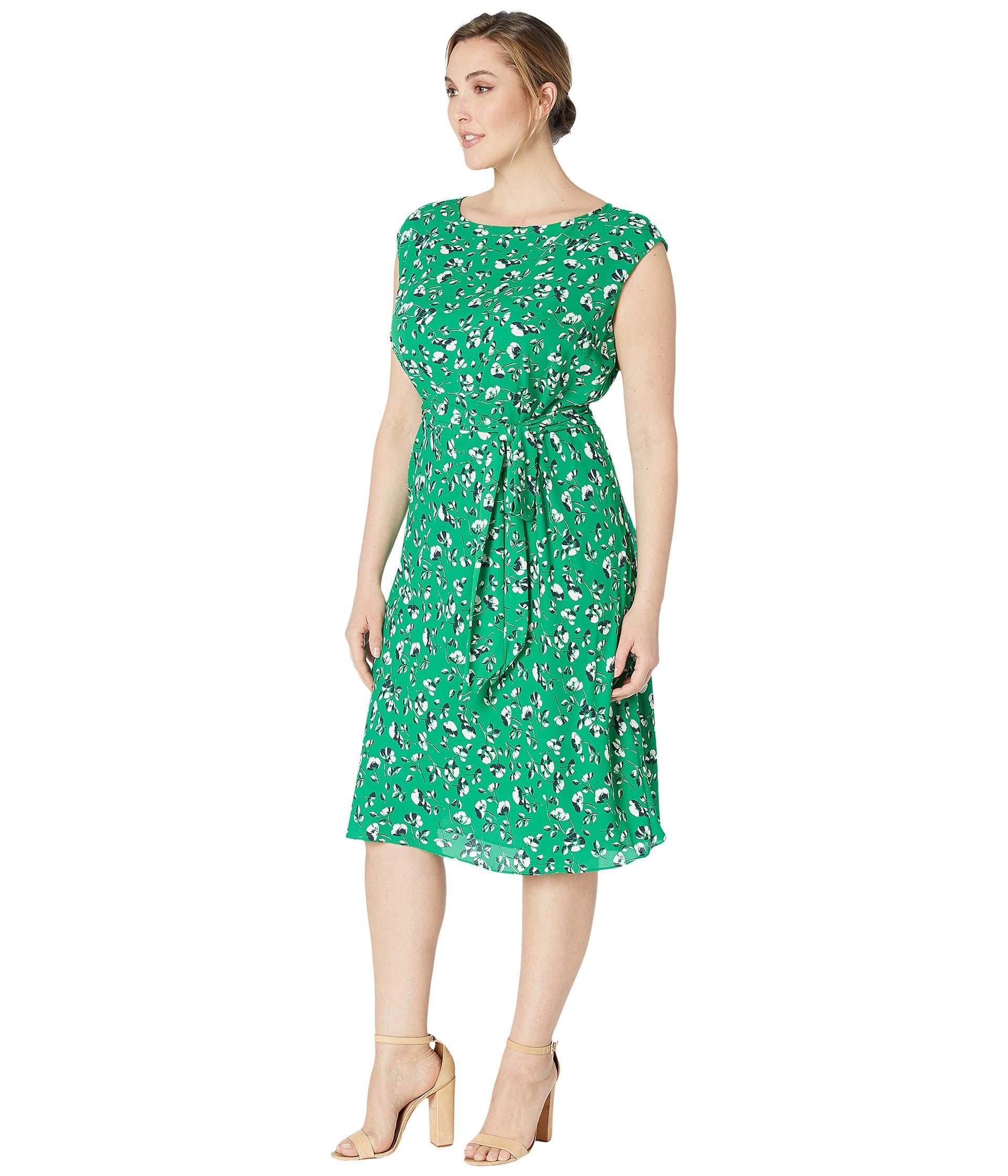 ralph lauren floral georgette dress