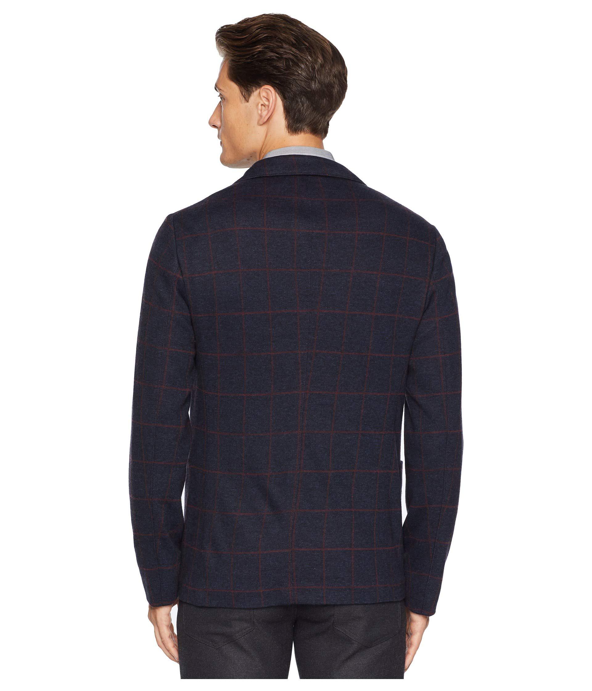 Emporio Armani Cotton Giacca Blazer (blue) Men's Jacket for Men | Lyst