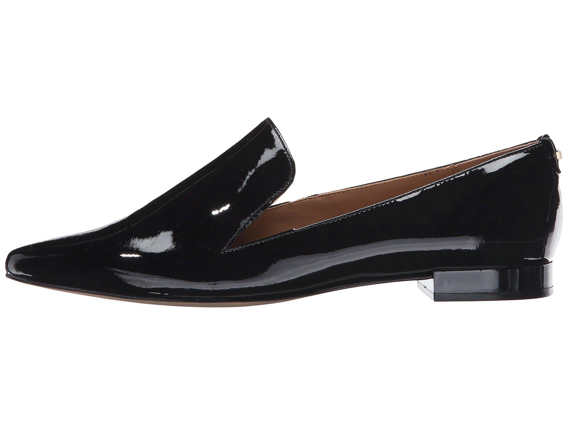 calvin klein elin patent toe loafers