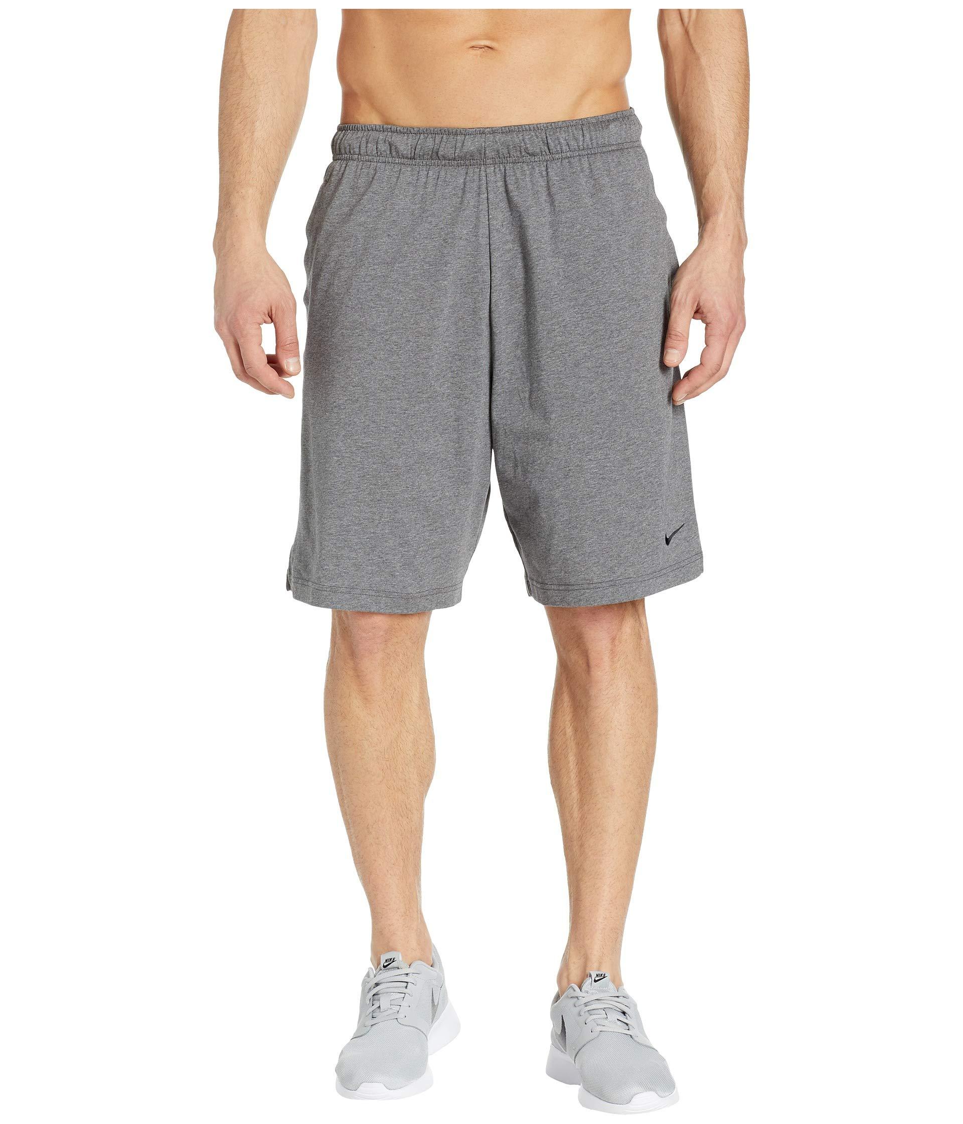Nike Cotton Training Short in Gray for Men - Lyst