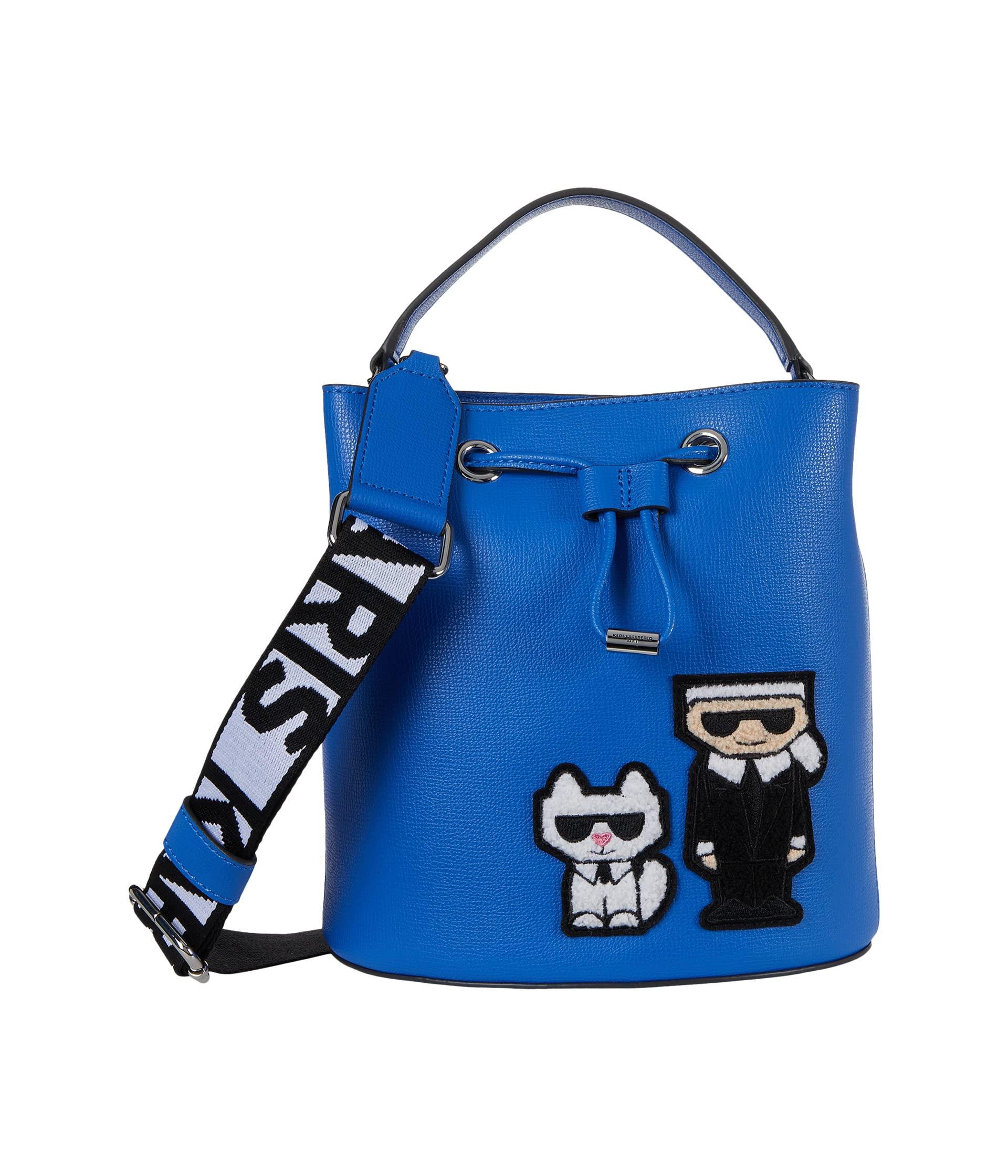 Karl Lagerfeld Maybelle Bucket Bag in Blue | Lyst