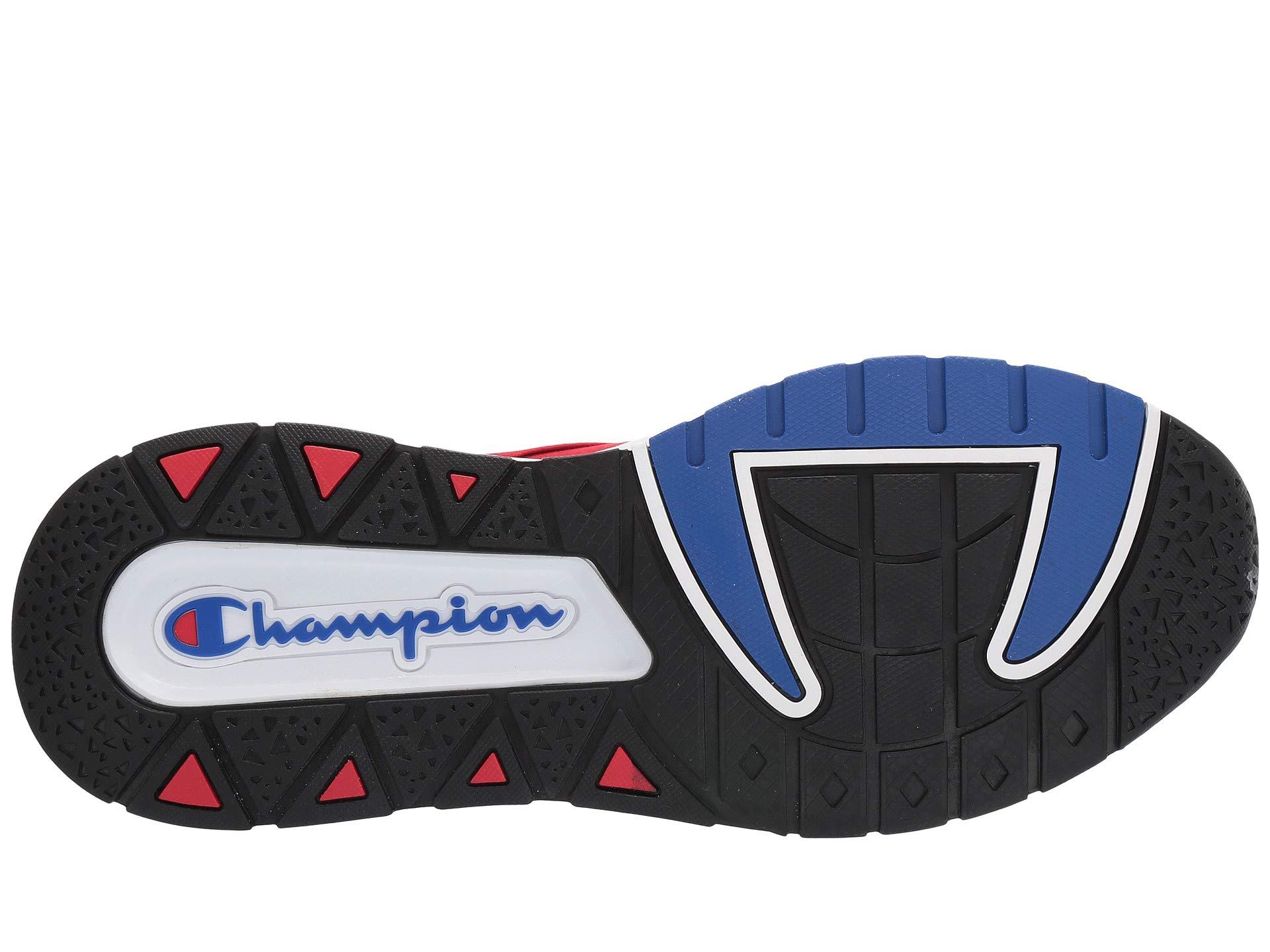 champion rally crossover black & neon light shoes