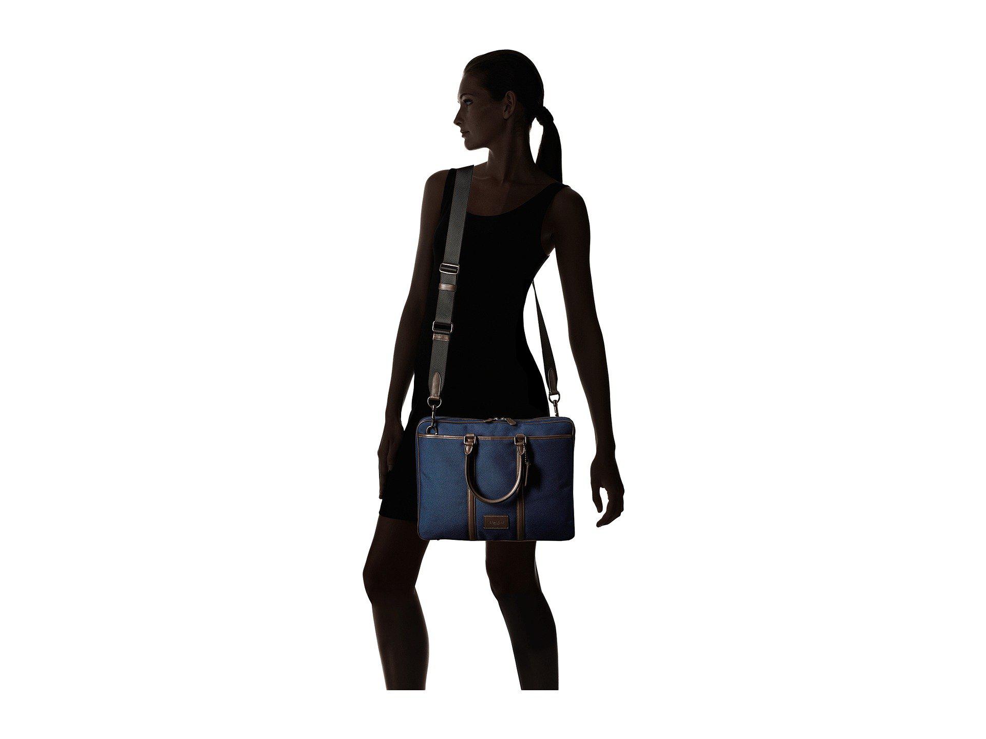 coach metropolitan slim brief