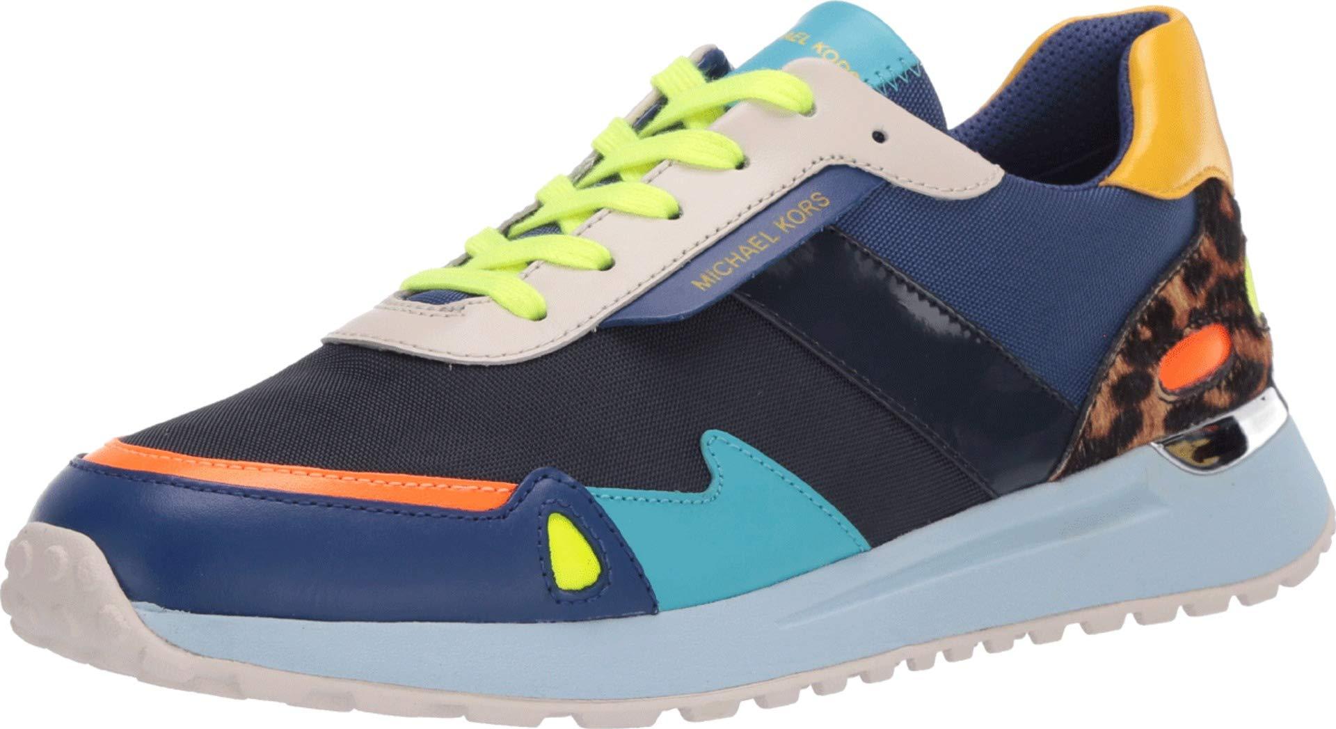 monroe canvas and suede trainer