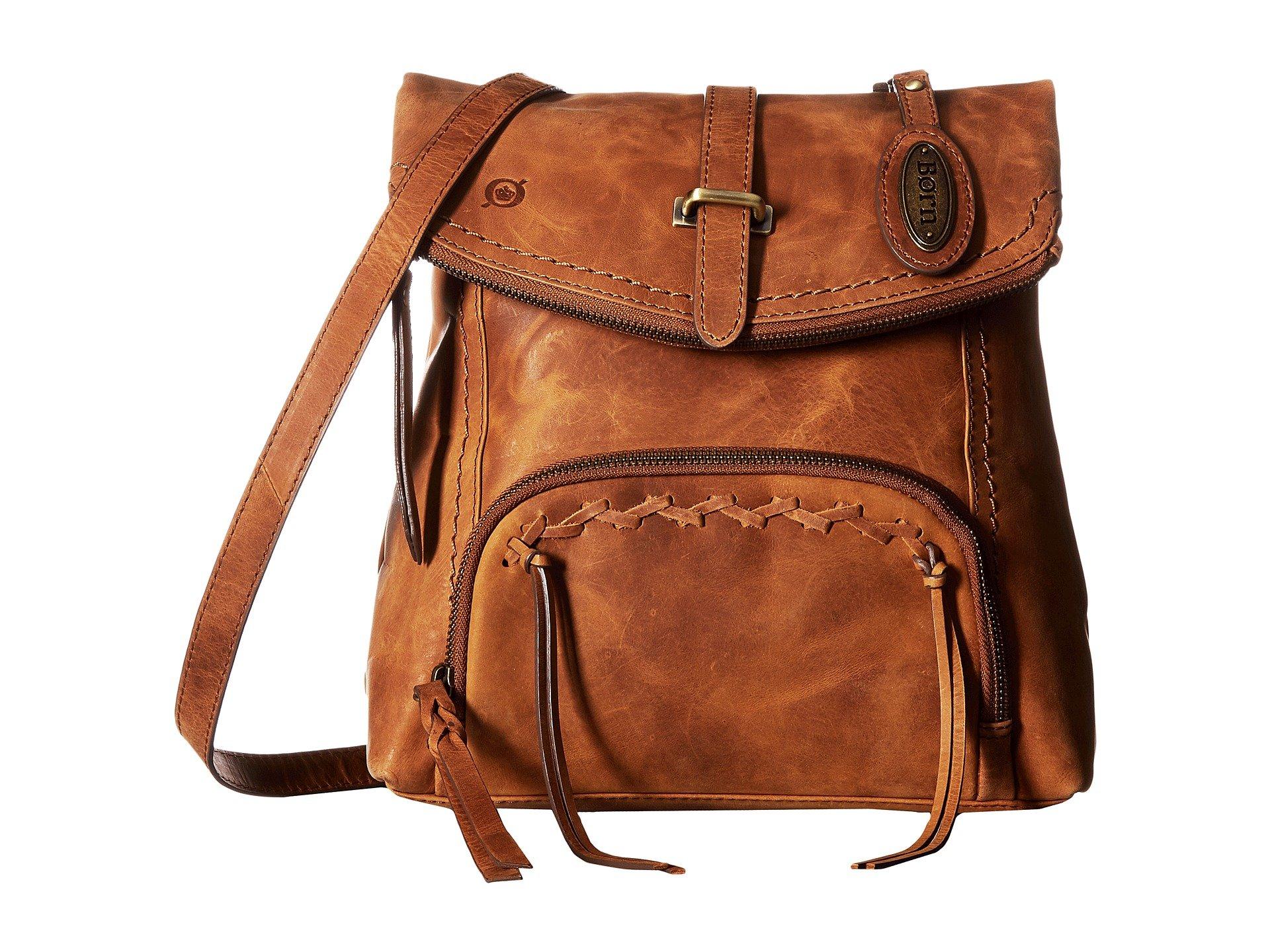 born distressed leather tote