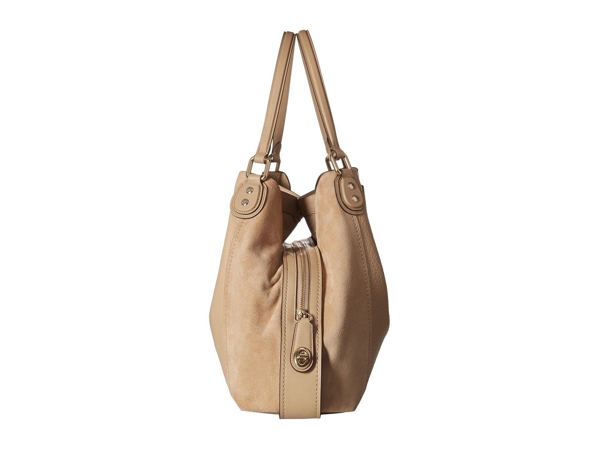 coach beechwood leather edie bolsa