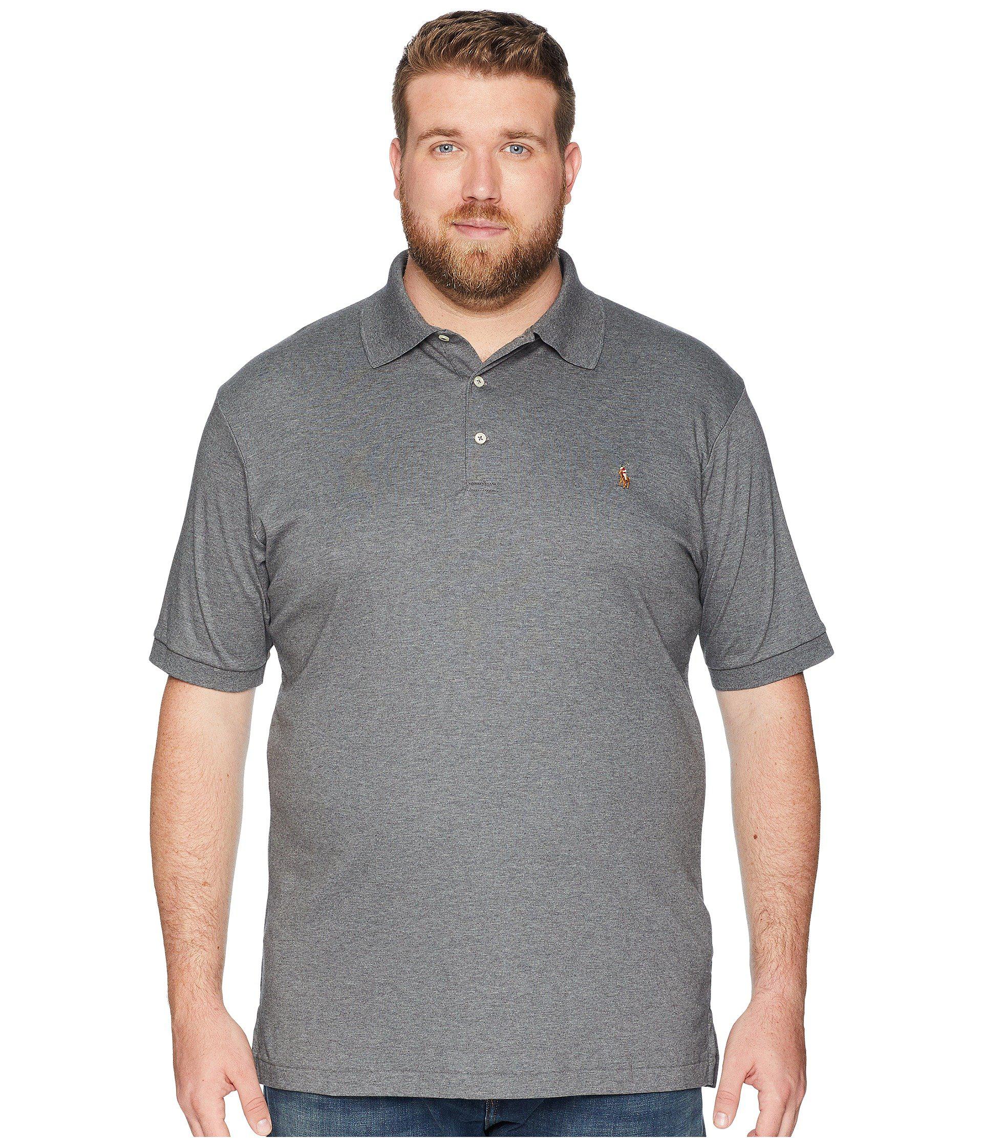 Download Polo Ralph Lauren Cotton Big Tall Polo (morgan Purple ...