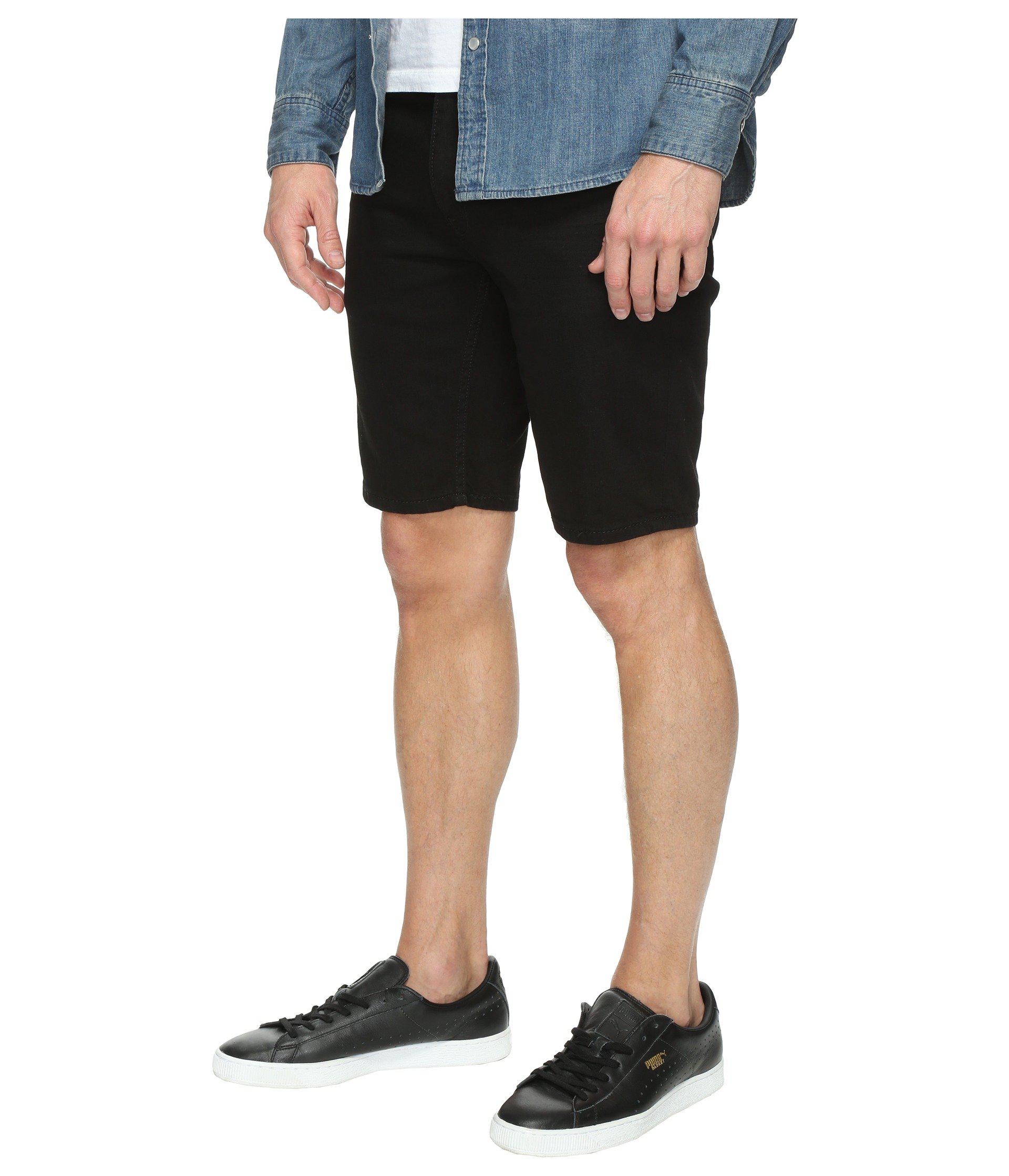 Levi's 511 Hemmed Shorts in Black for Men | Lyst