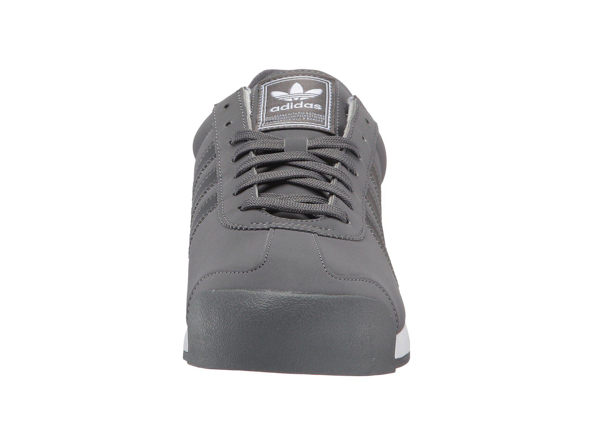 adidas Originals Samoa Leather in Grey 5/White/Gold (Gray) for Men - Lyst