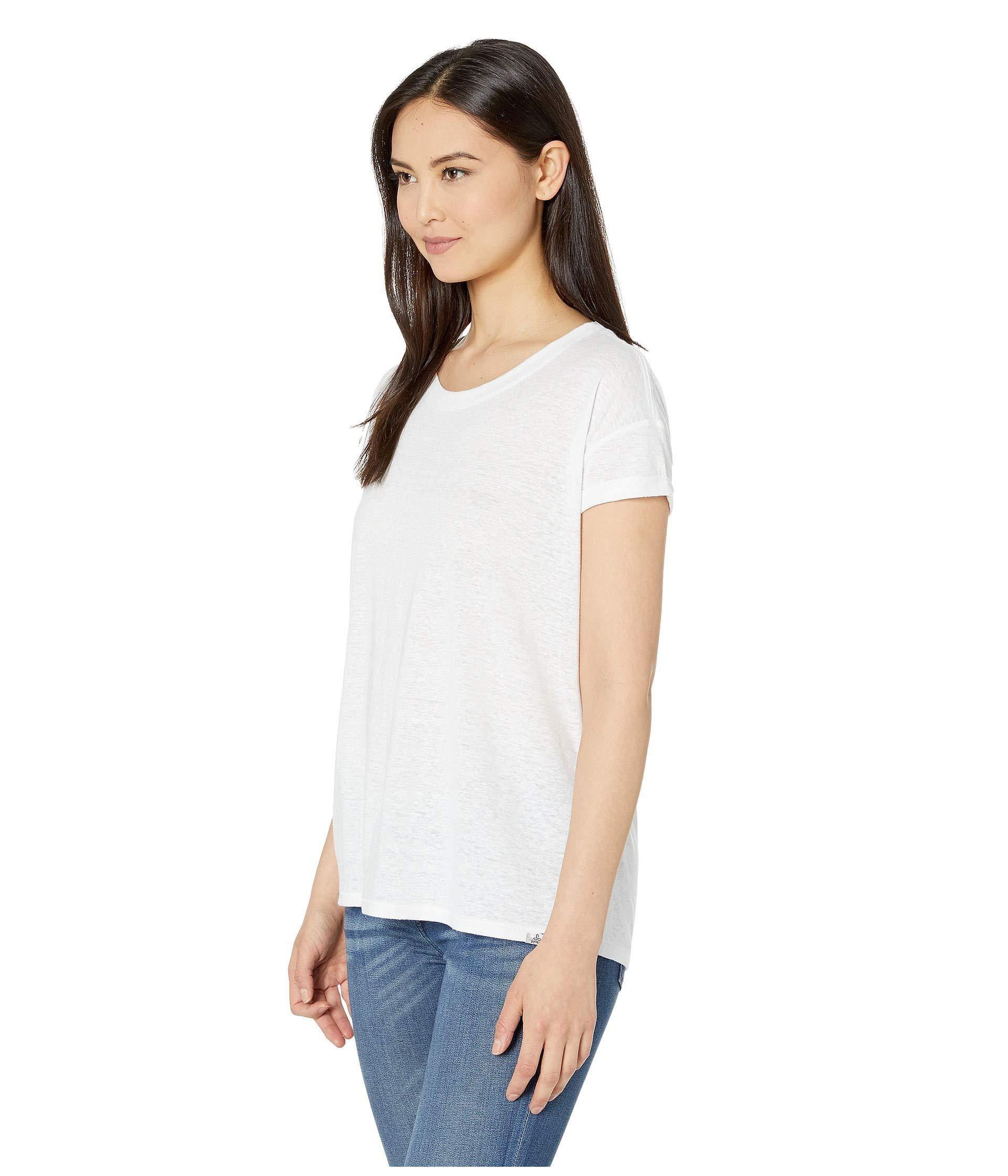 prana white shirt