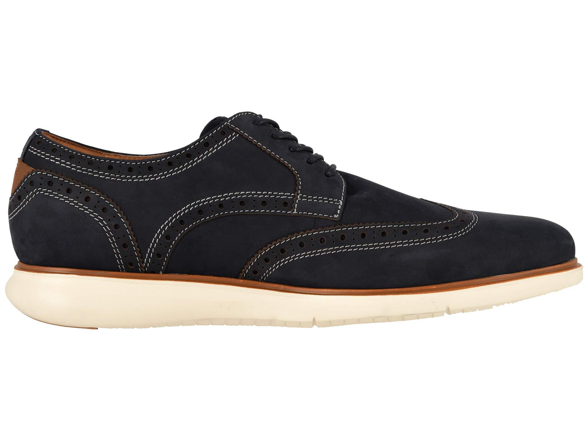 florsheim upscale cognac wingtip lace ups