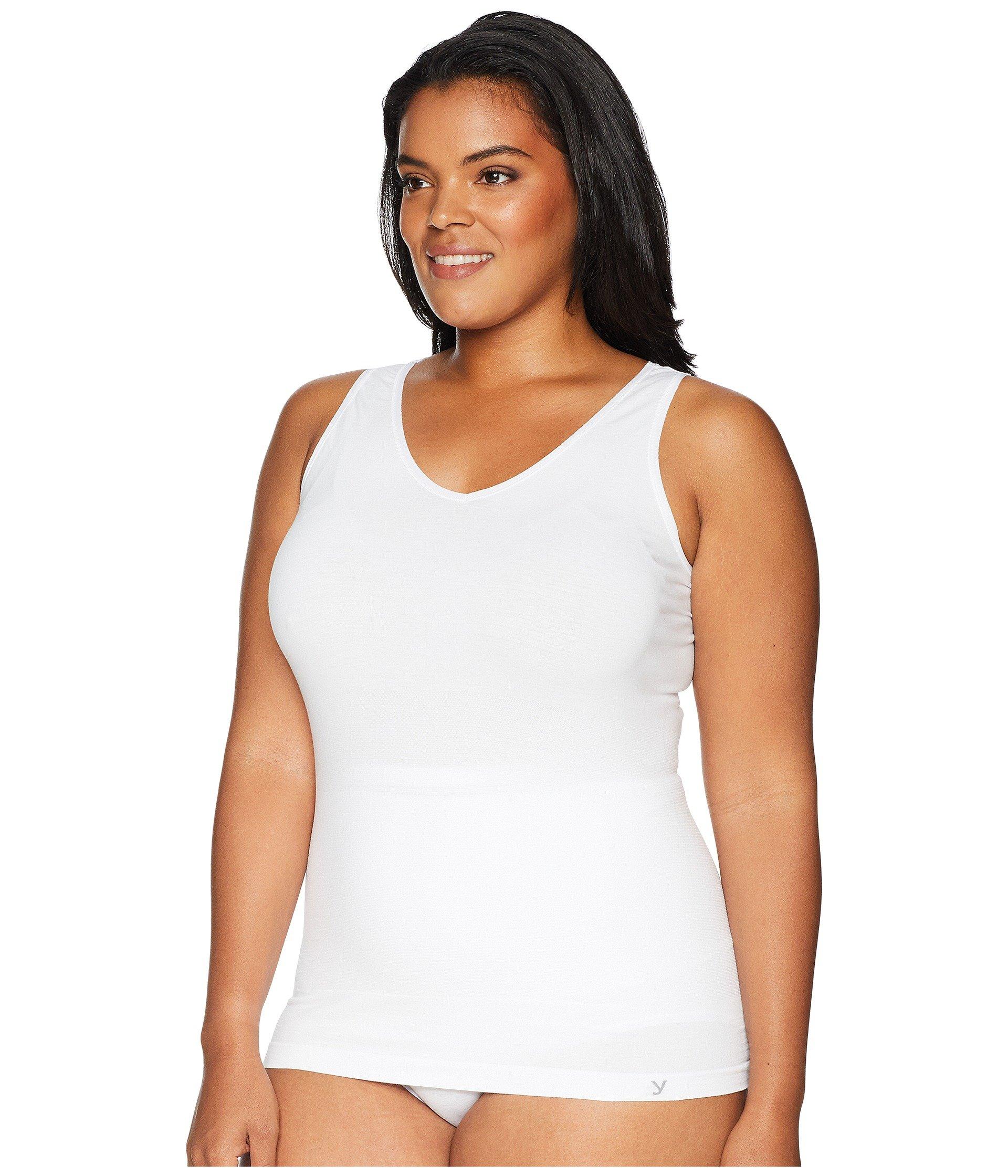 Yummie Womens Plus Size Carolyn Long Tank