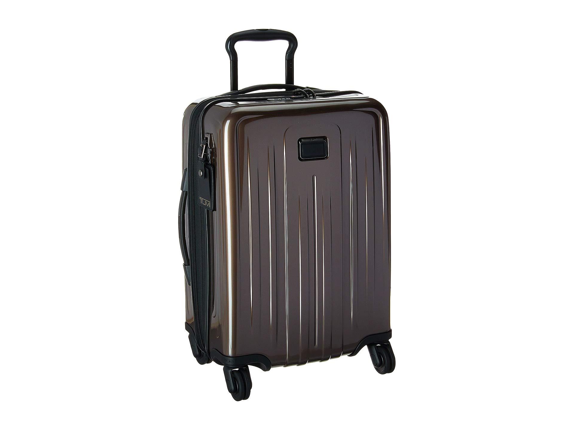 Tumi V4 International Expandable 4 Wheeled Carryon in Brown Lyst