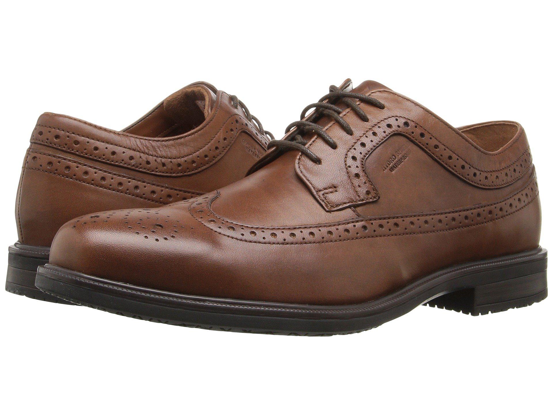 rockport essential details ii waterproof wingtip