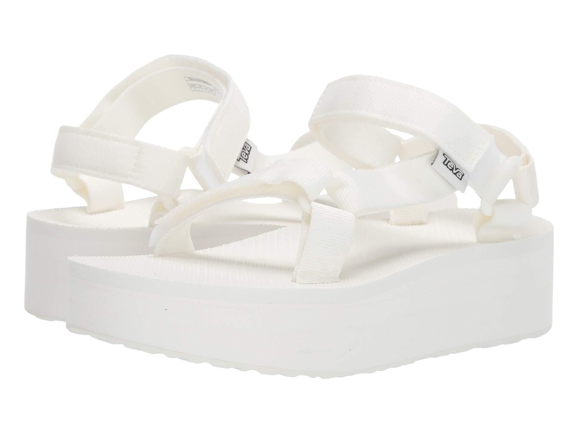 Teva Synthetic Flatform Universal in White - Lyst