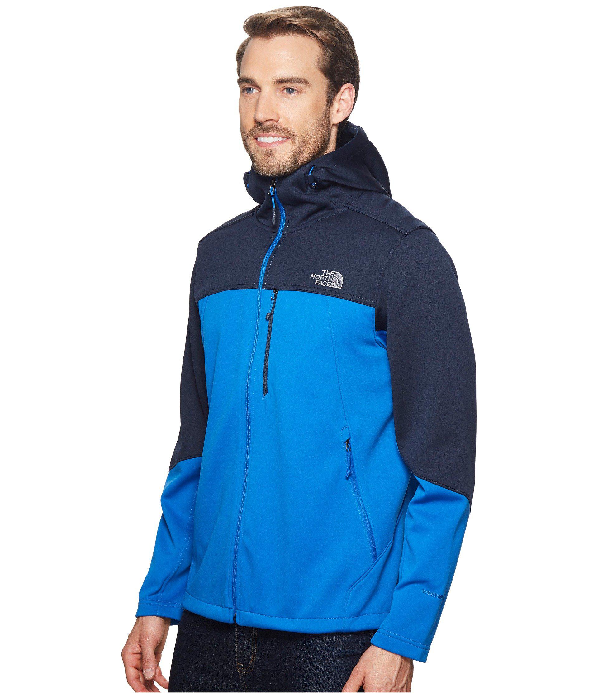 the north face men's apex canyonwall hybrid hoodie