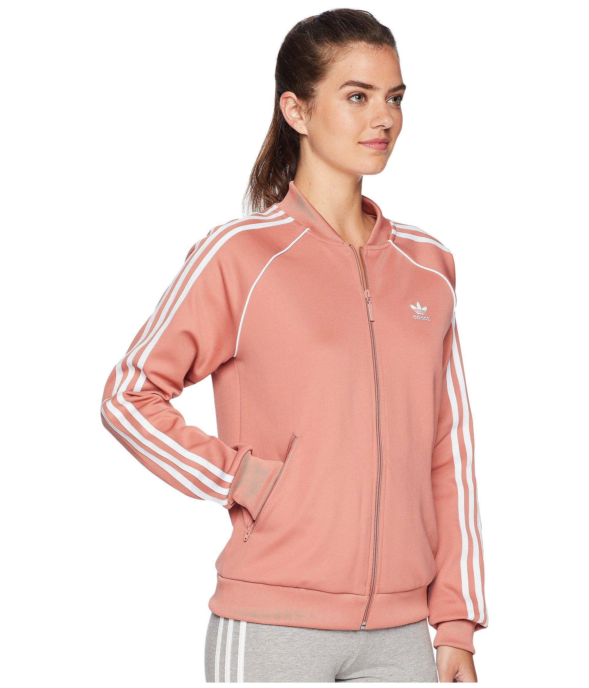 adidas ash pink track jacket