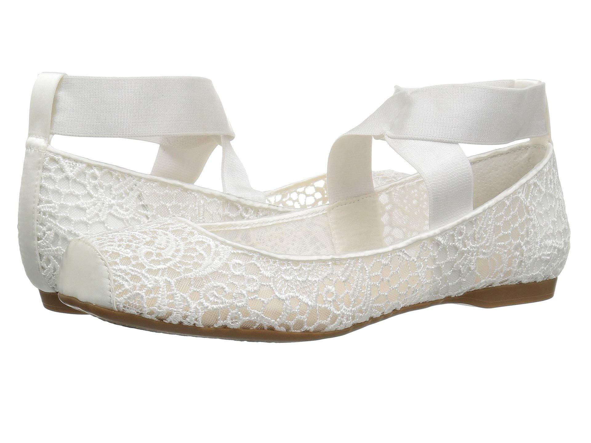 Jessica Simpson Maggda Ballet Flat in White Lyst