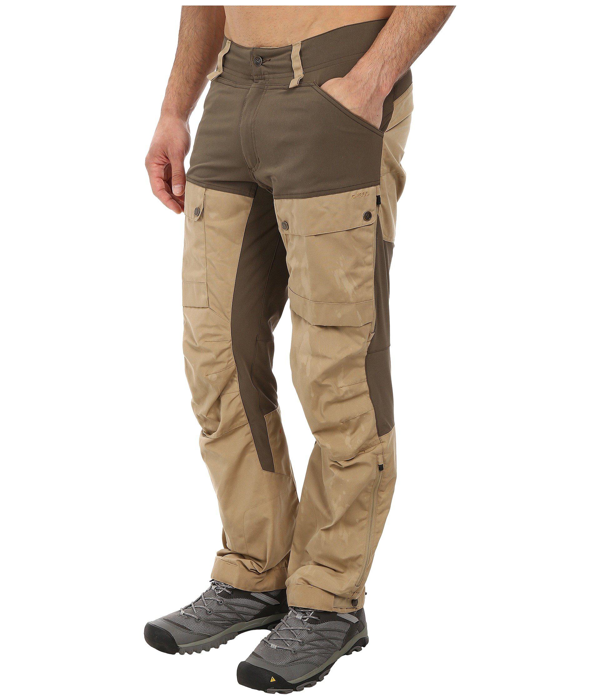 Fjallraven Synthetic Keb Trousers in Sand (Natural) for Men - Lyst