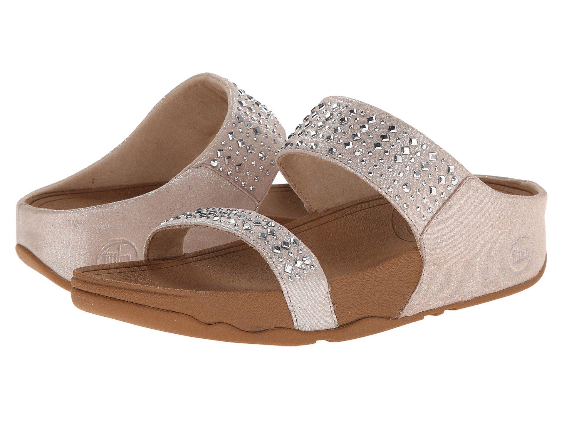 Fitflop Novy Slide (nude) Sandals in Natural | Lyst