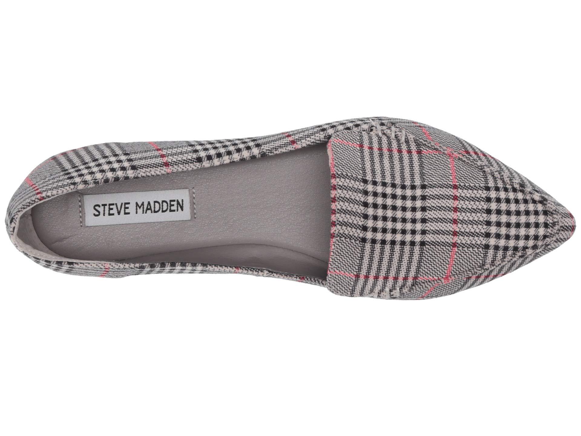 steve madden feather loafer white