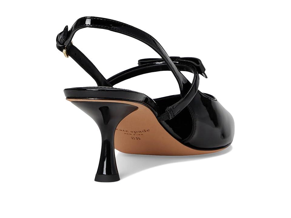 Kate Spade Carolina Slingback Kitten Heel Shoes, Leather in