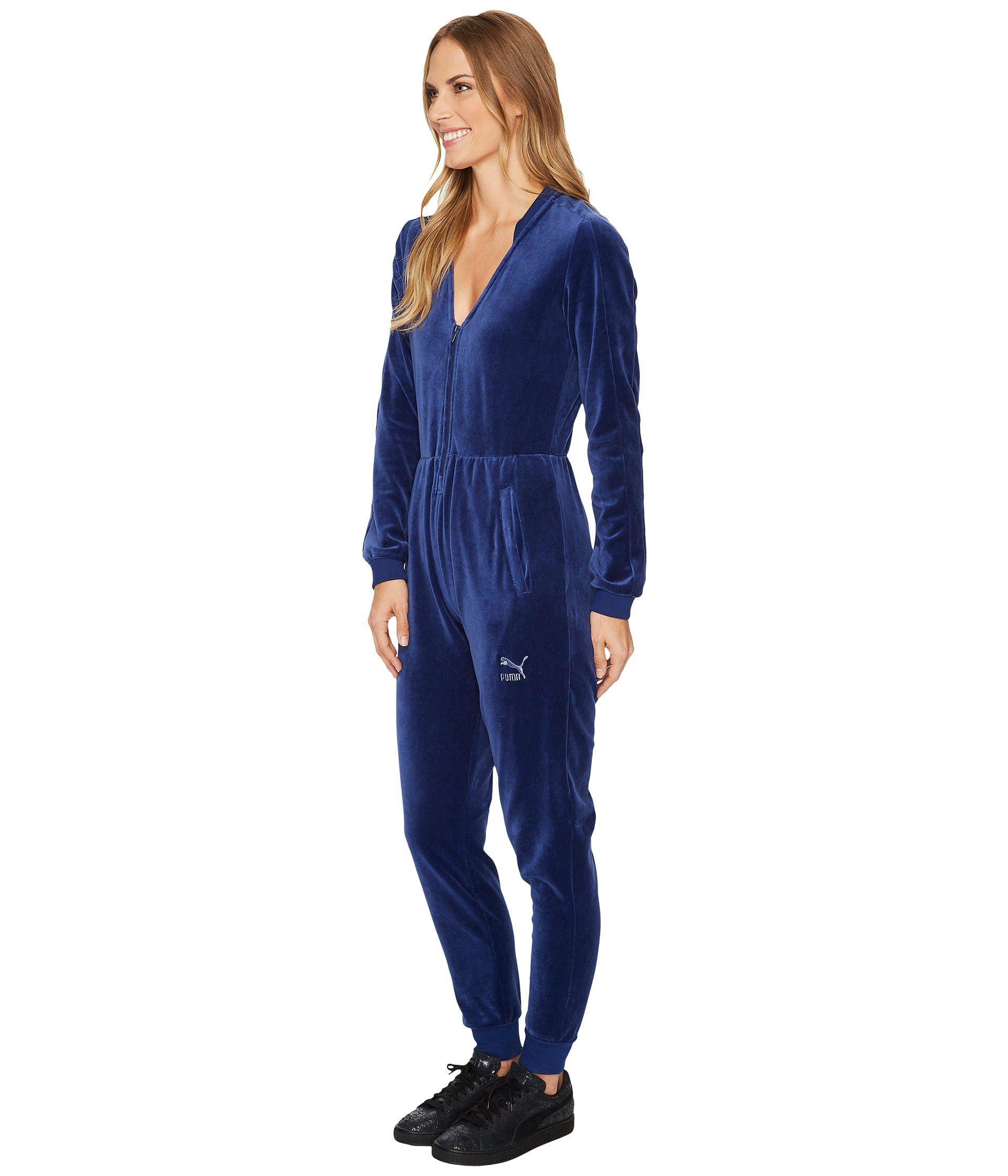 puma velour jumpsuit