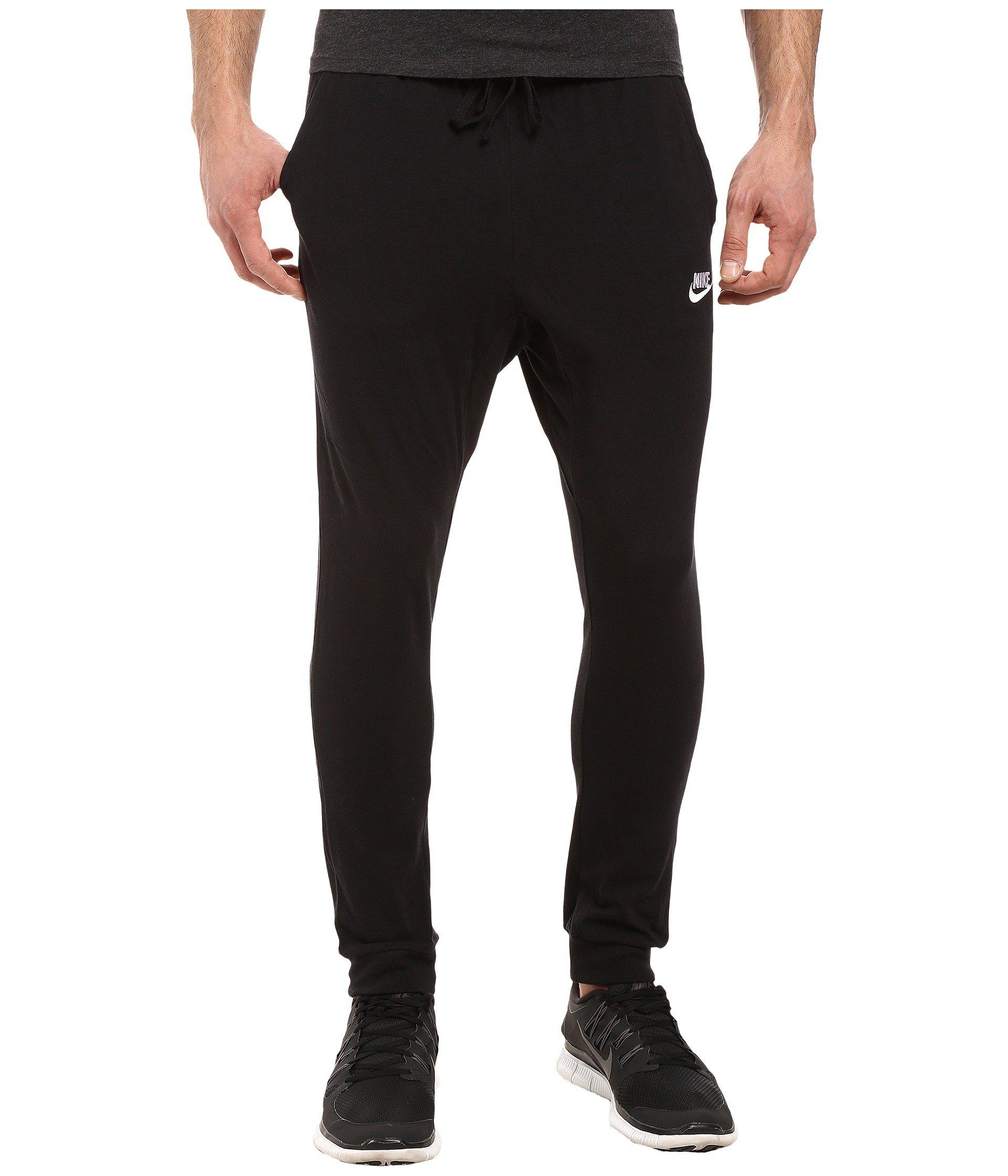 men's nike jersey jogger pants