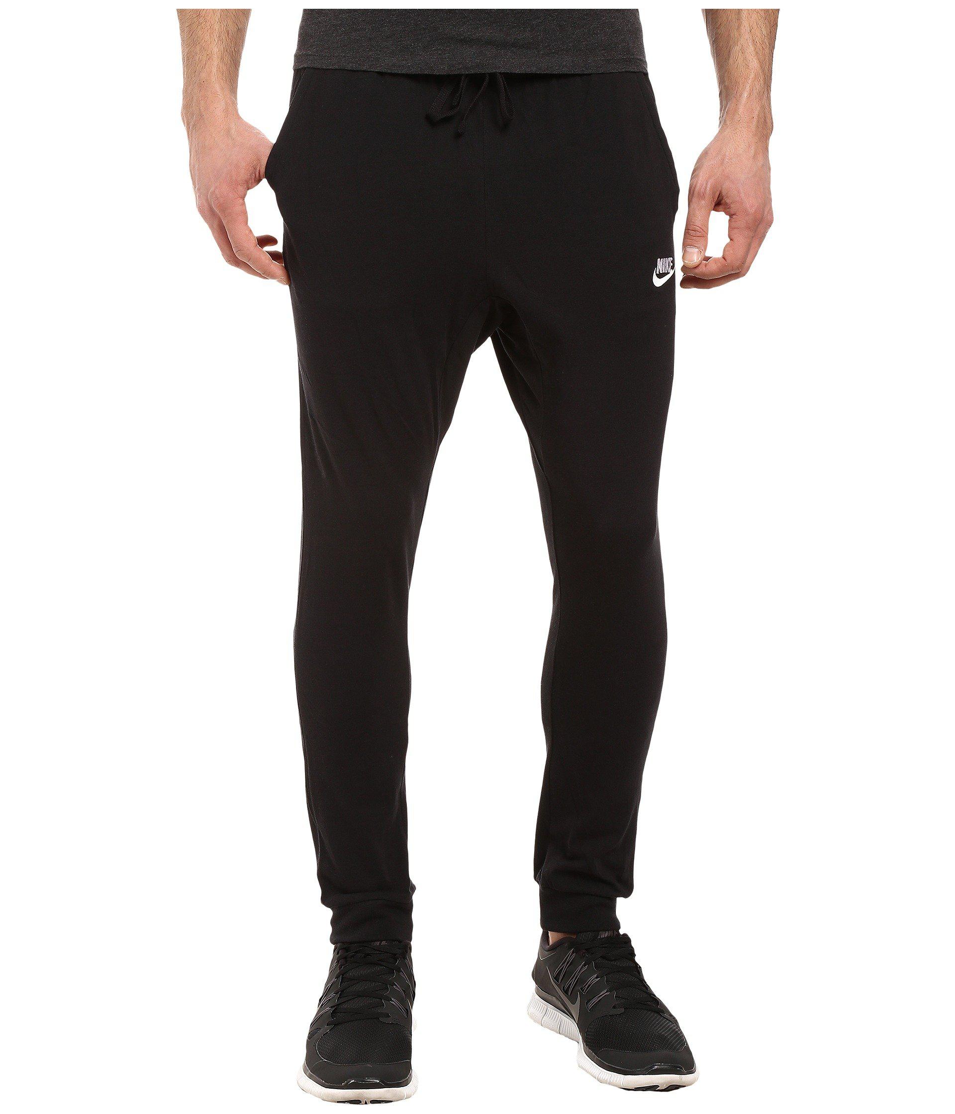 mens nike jersey jogger pants