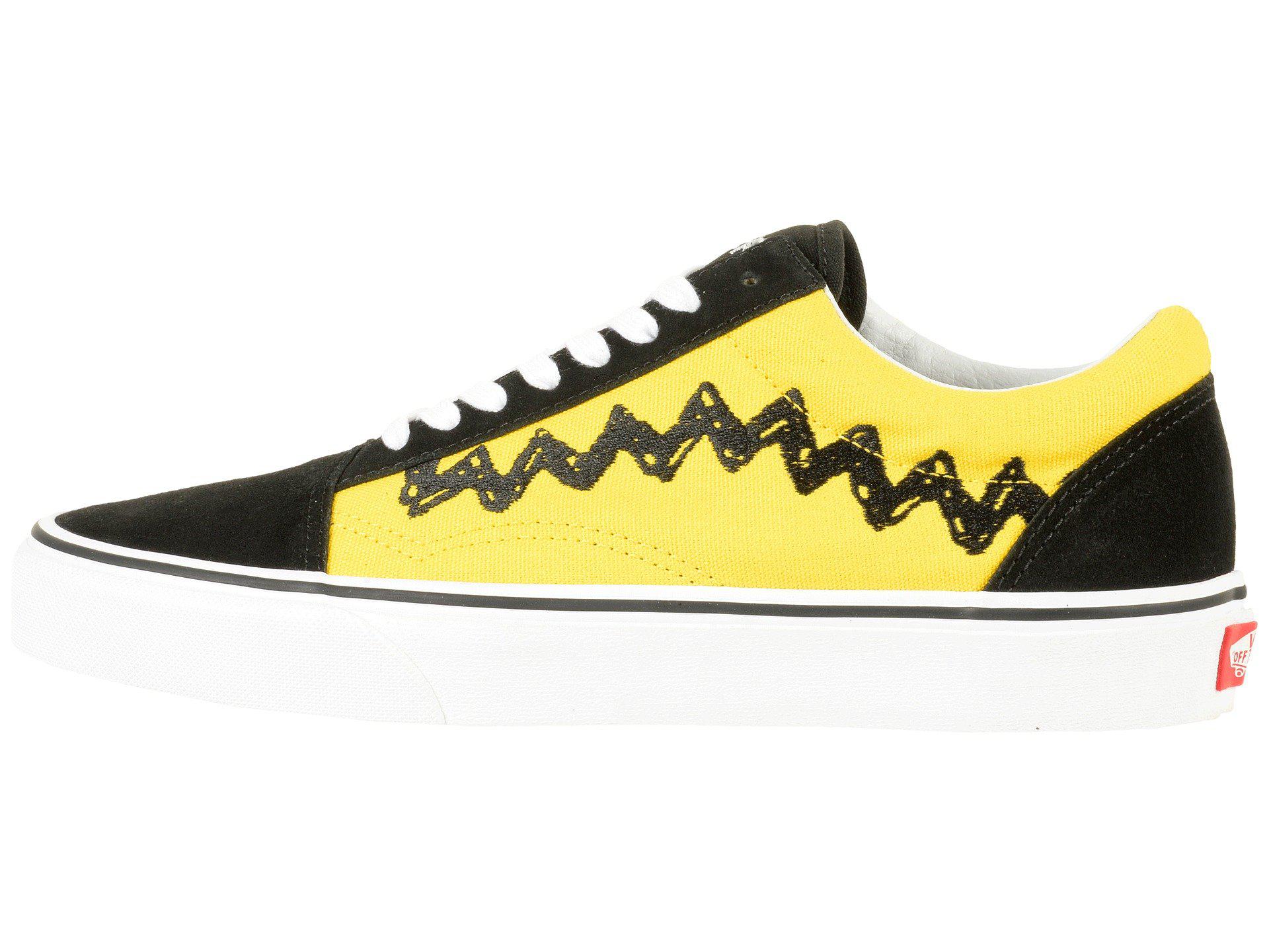 vans snoopy yellow