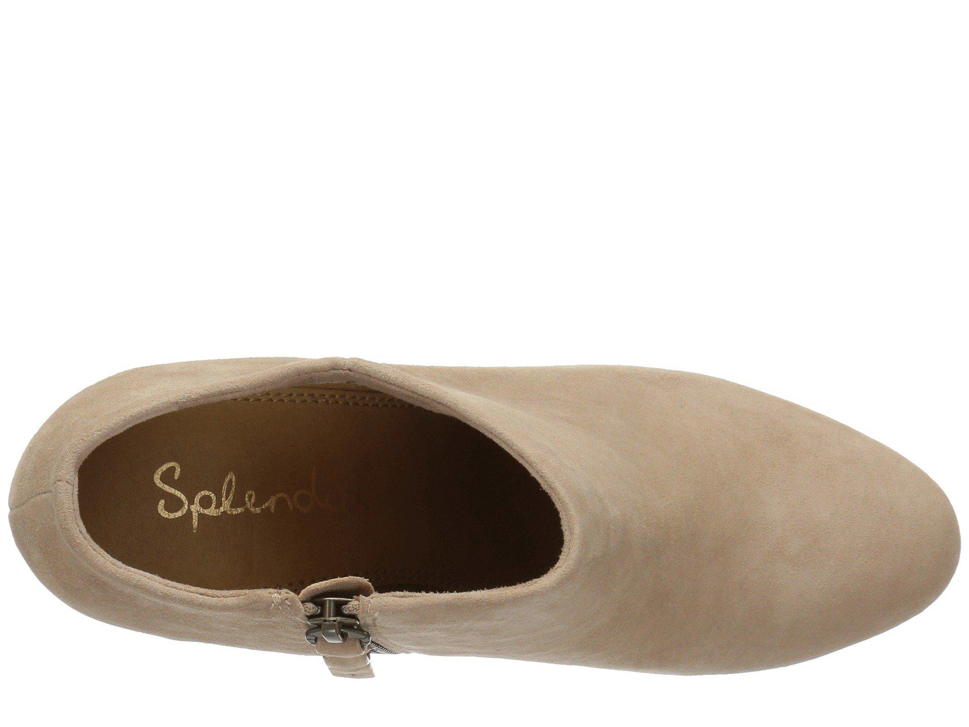 splendid neves stacked heel bootie