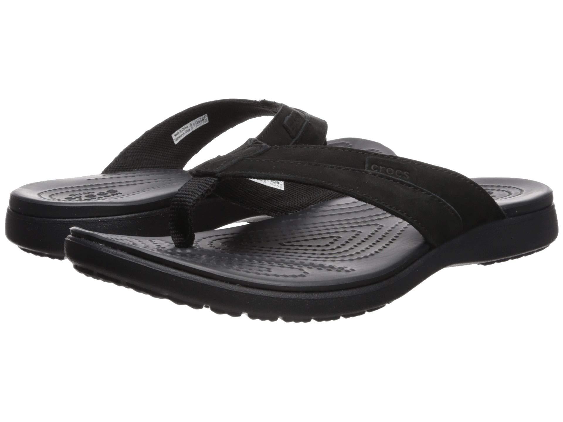crocs santa cruz flip