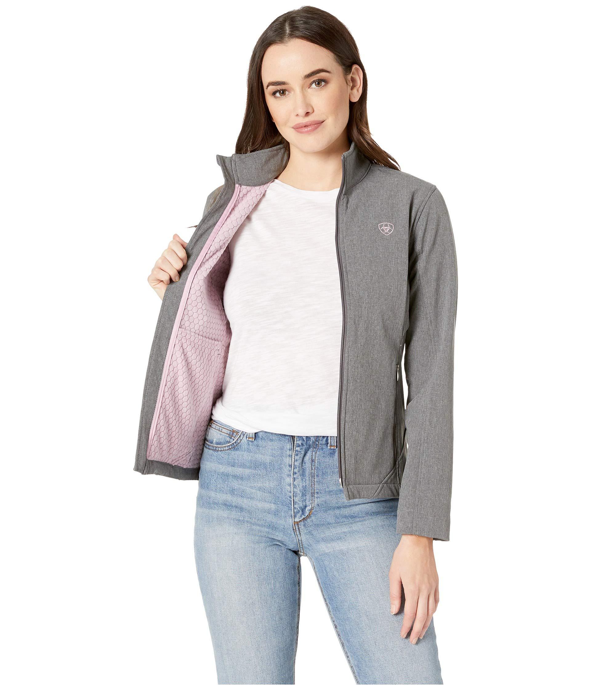 grey softshell jacket women's