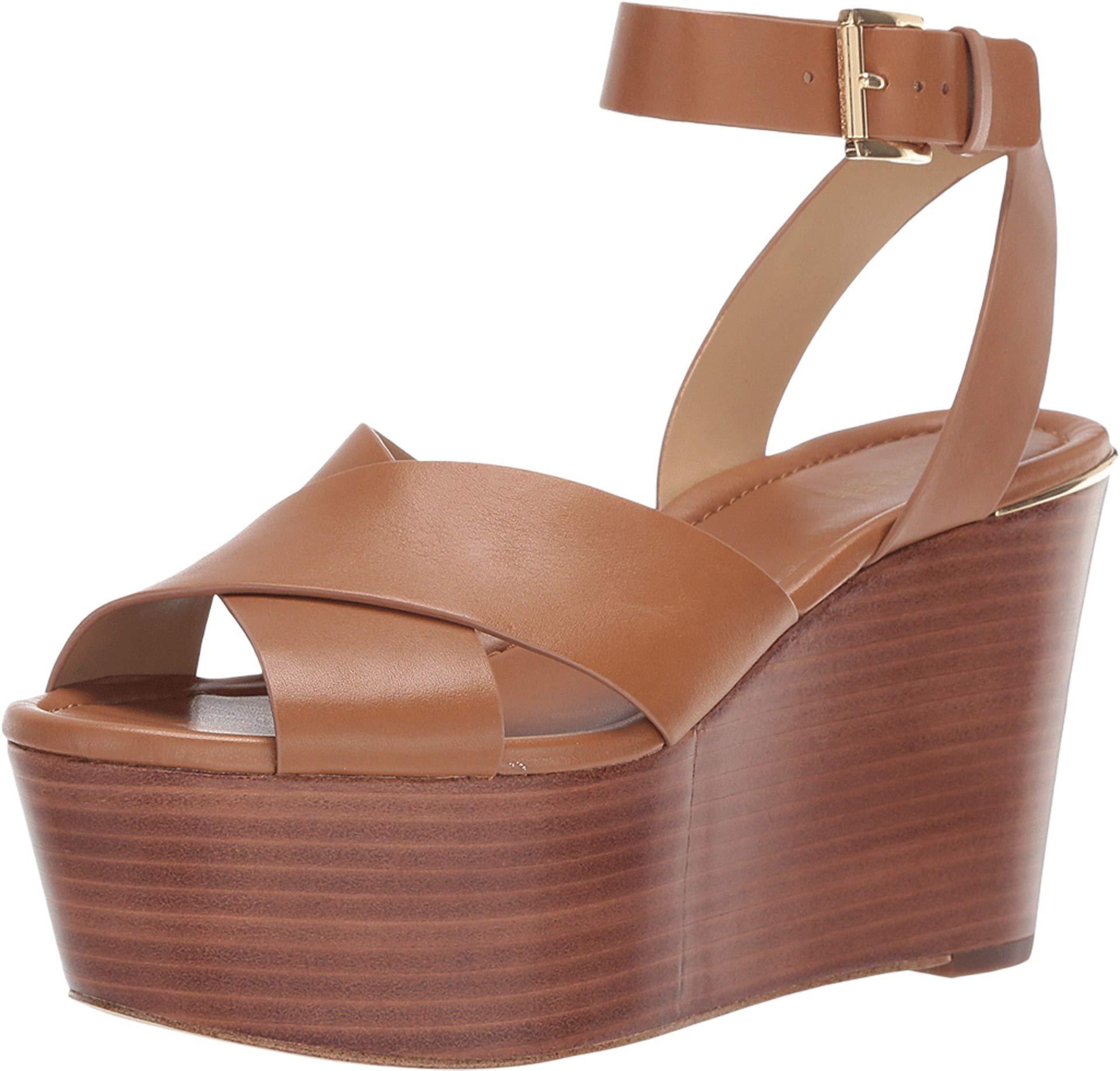 abbott leather wedge