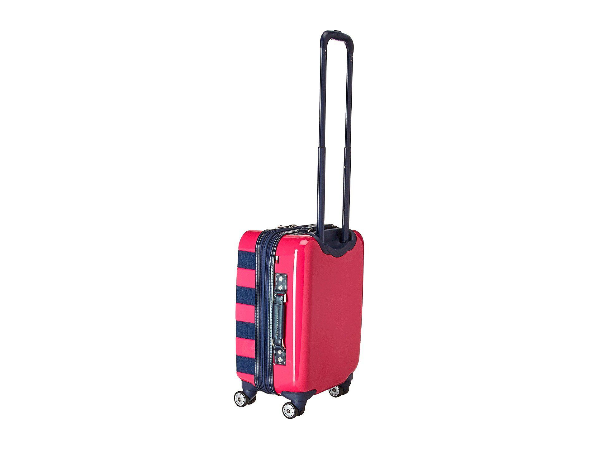 tommy hilfiger rugby stripe luggage