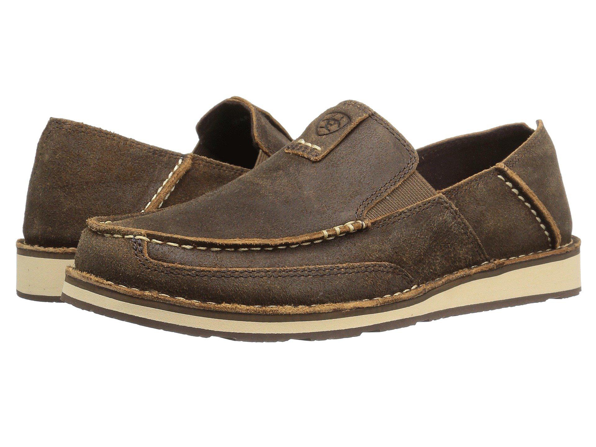 Ariat Leather Cruiser (vintage Bomber 2) Men's Slip On Shoes in Brown for Men Lyst