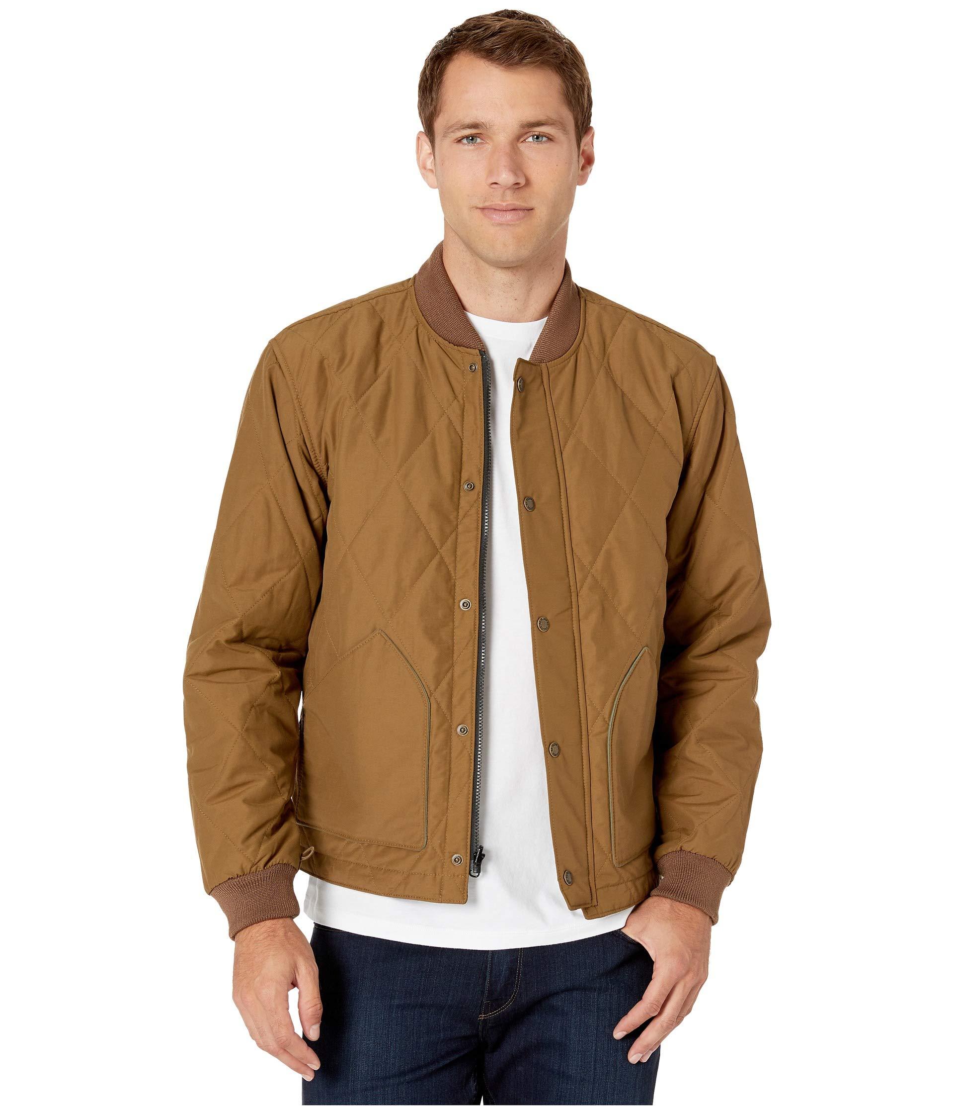 Filson Synthetic Quilted Pack Jacket in Tan (Brown) for Men - Lyst
