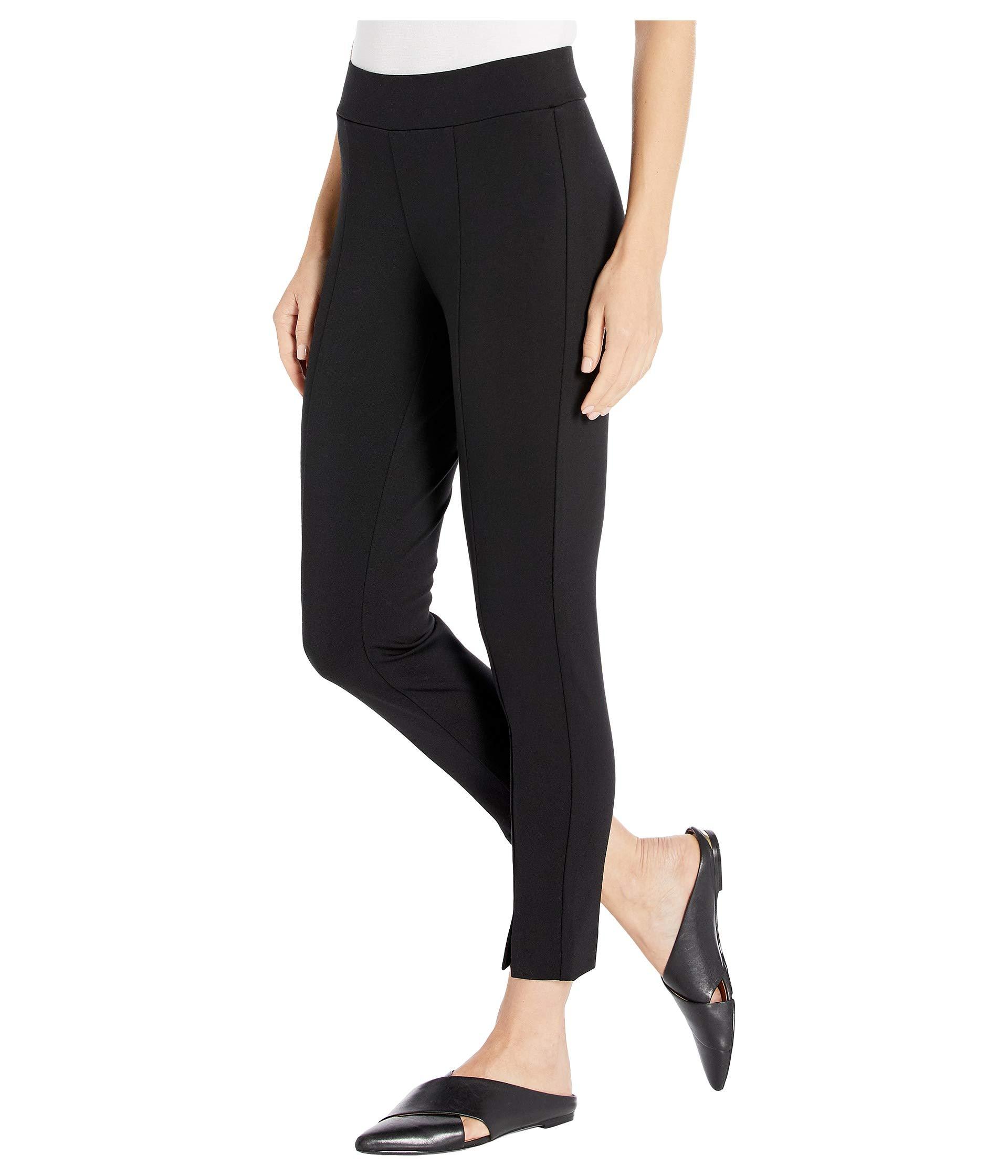 NYDJ Synthetic Petite Basic Leggings With Front Slit In Black - Lyst