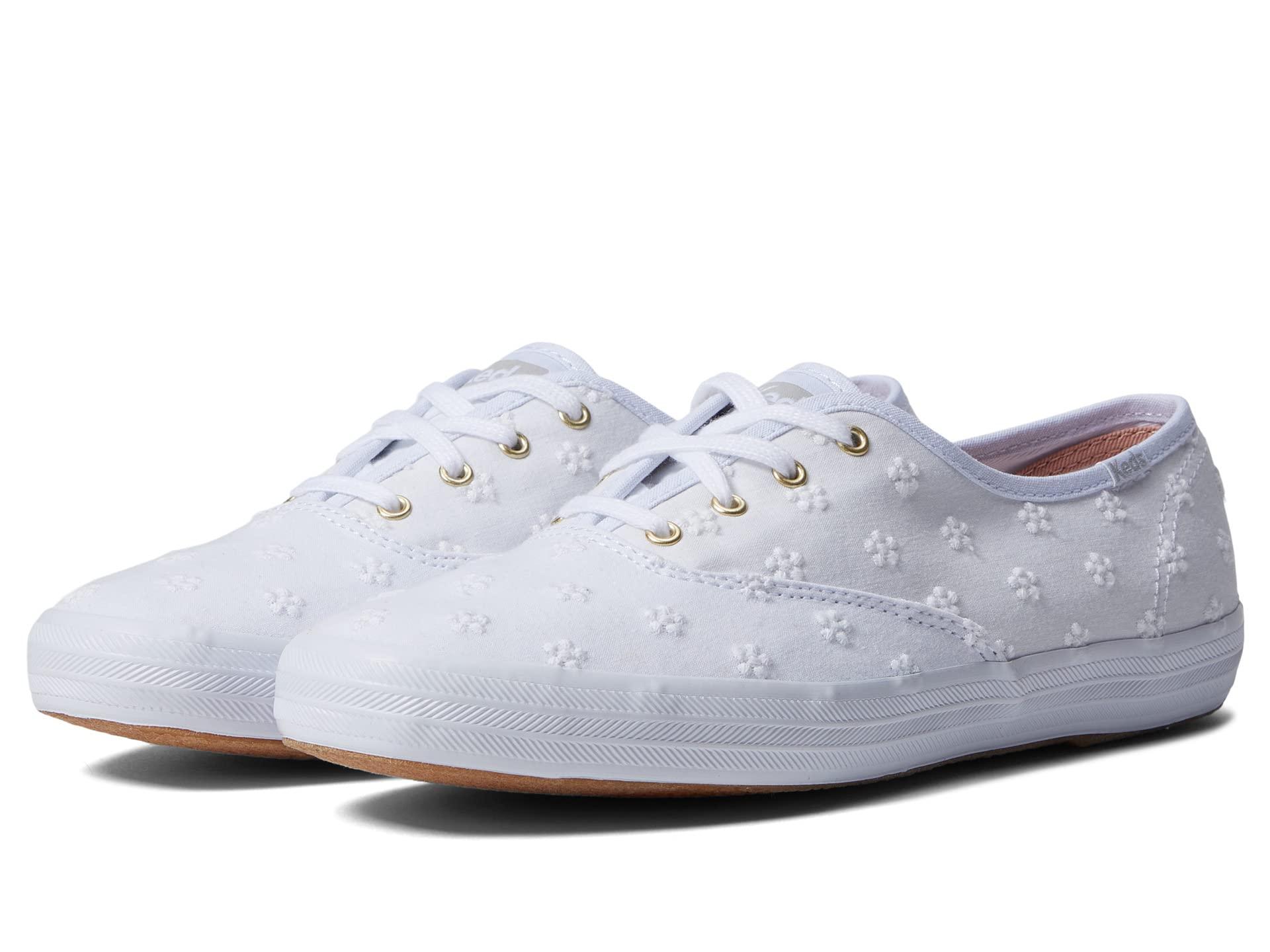 Keds Champion Daisy Eyelet in White | Lyst