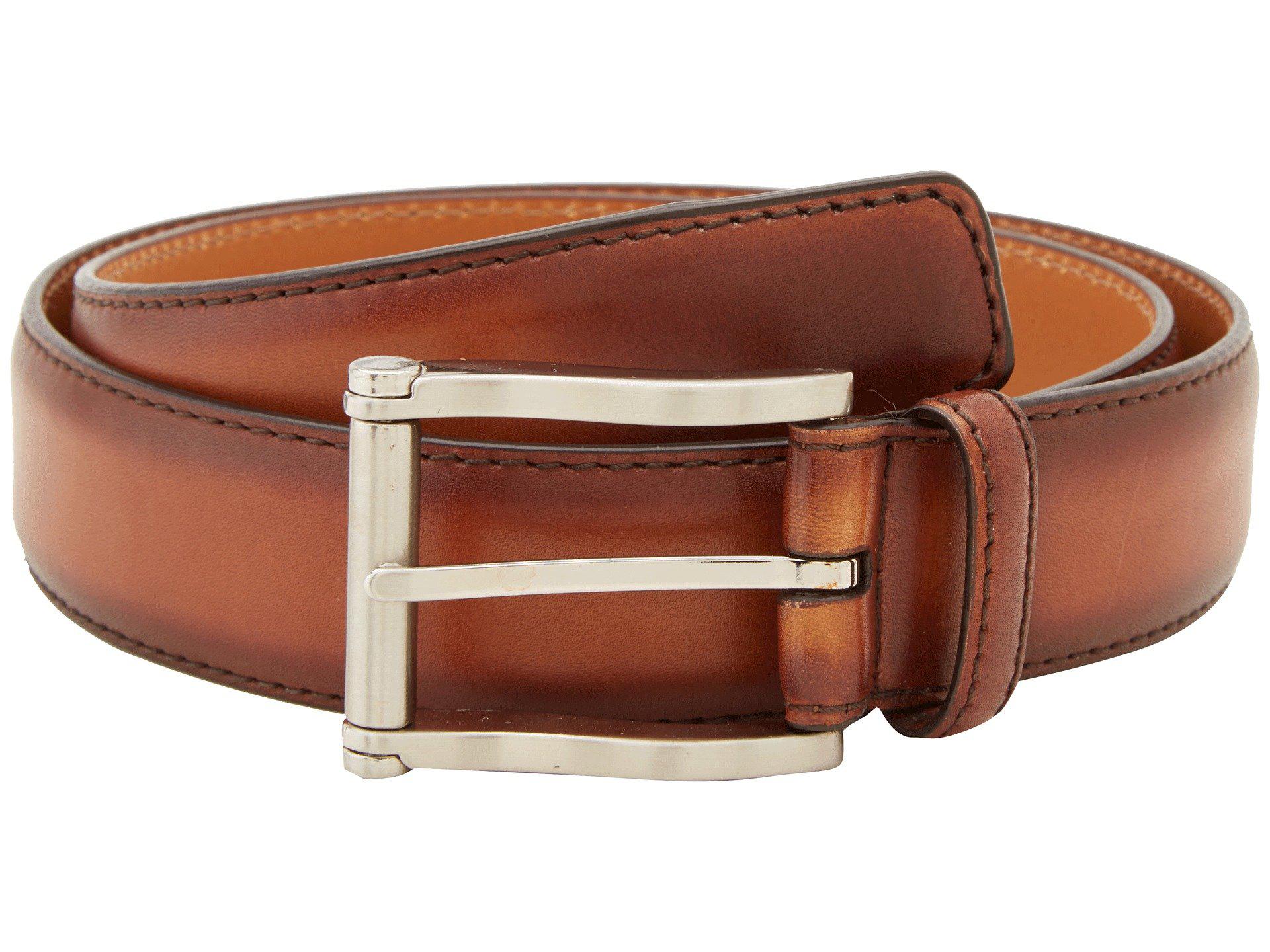 mens cognac belt