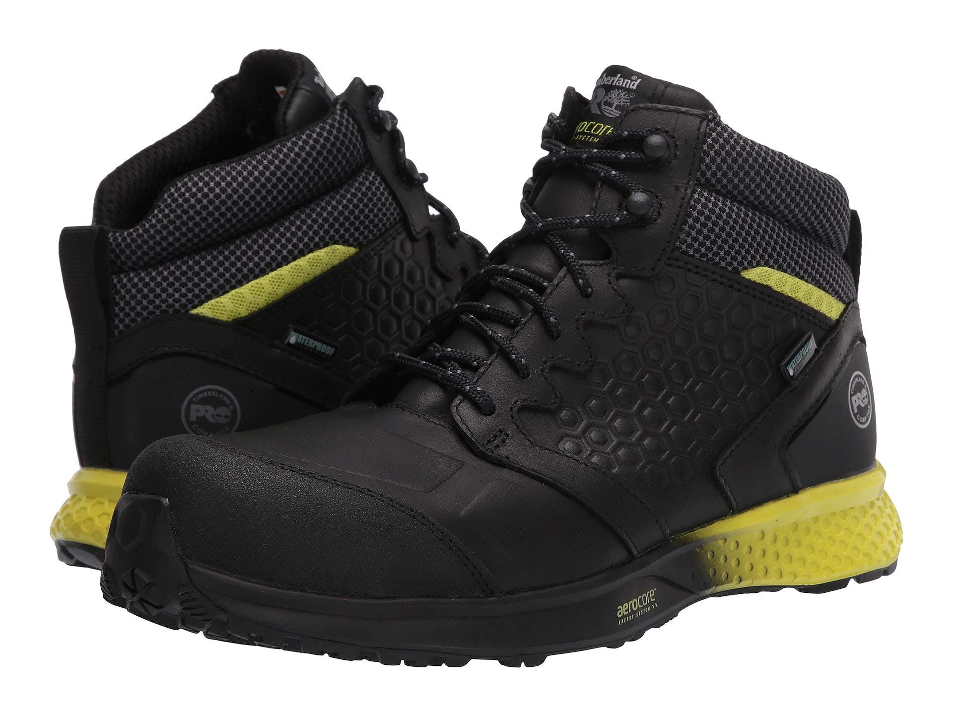 men's reaxion mid composite toe composite plate waterproof safety shoes