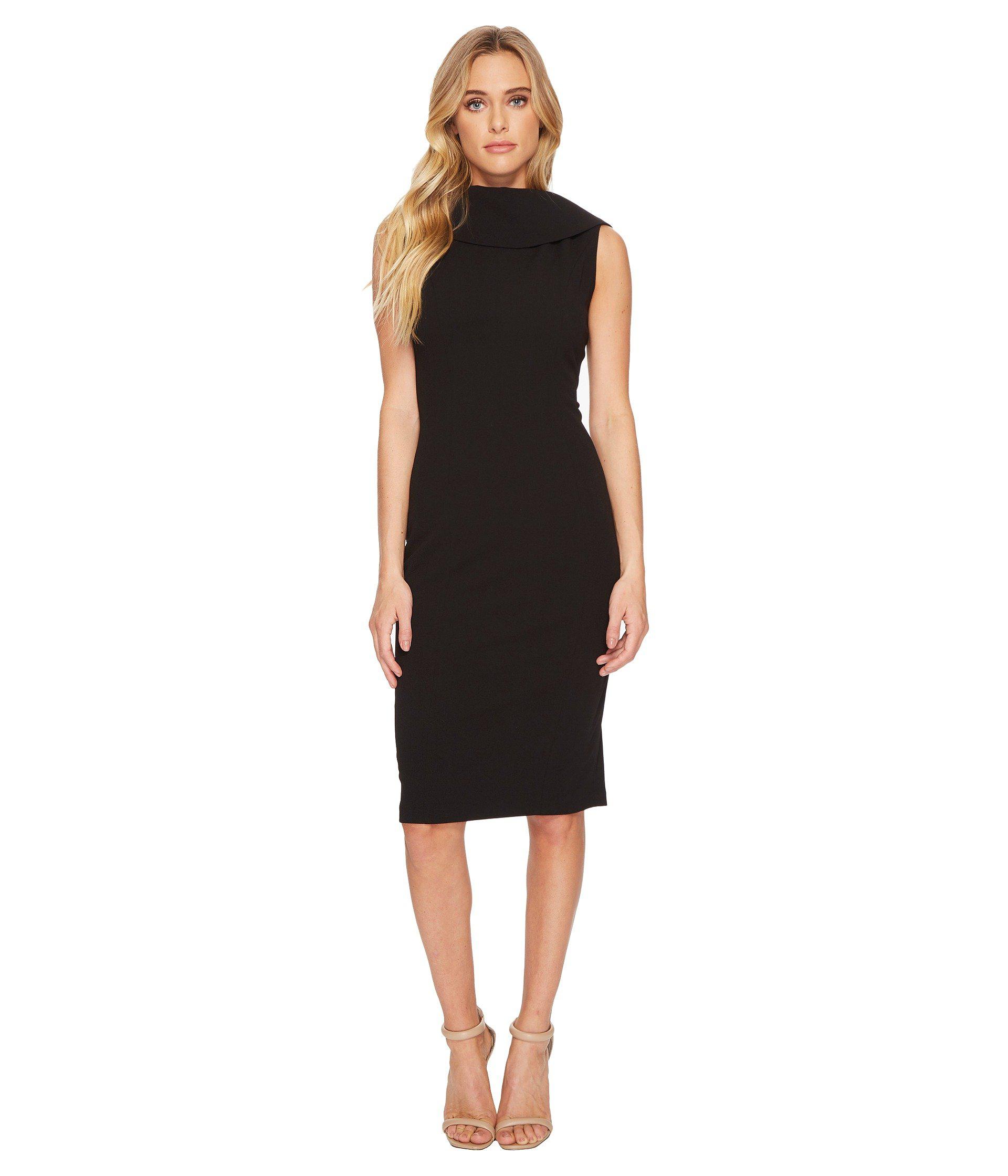 adrianna papell v back sheath dress